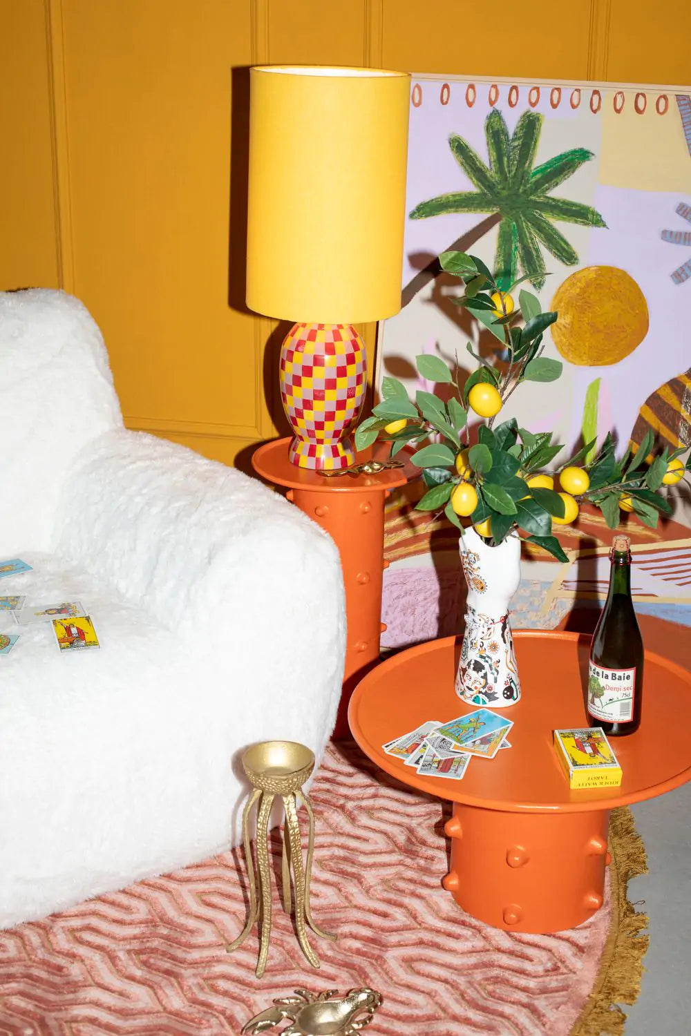 CUDDLE THE YETI Sessel weiß