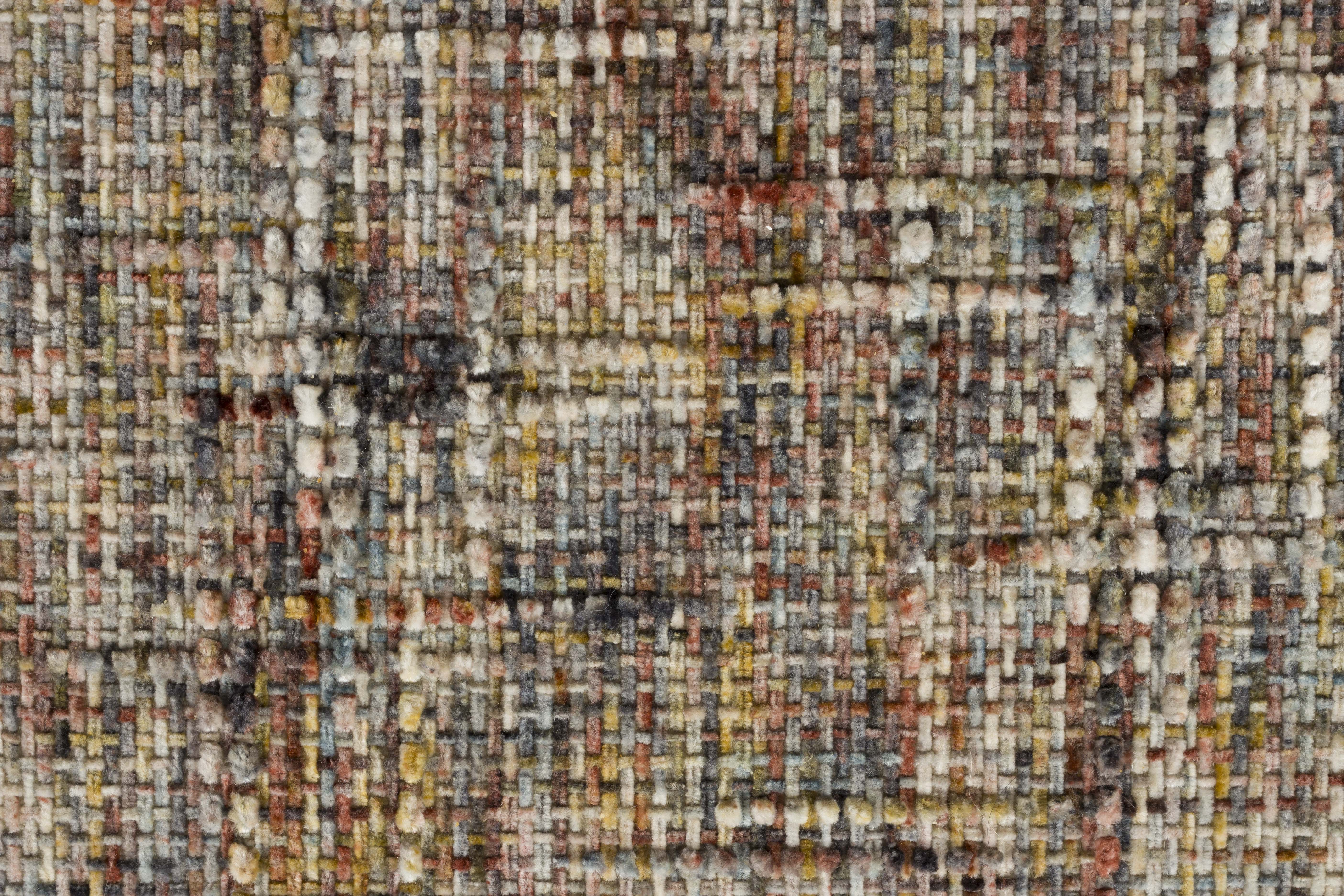 ROSE swivel armchair brown mélange