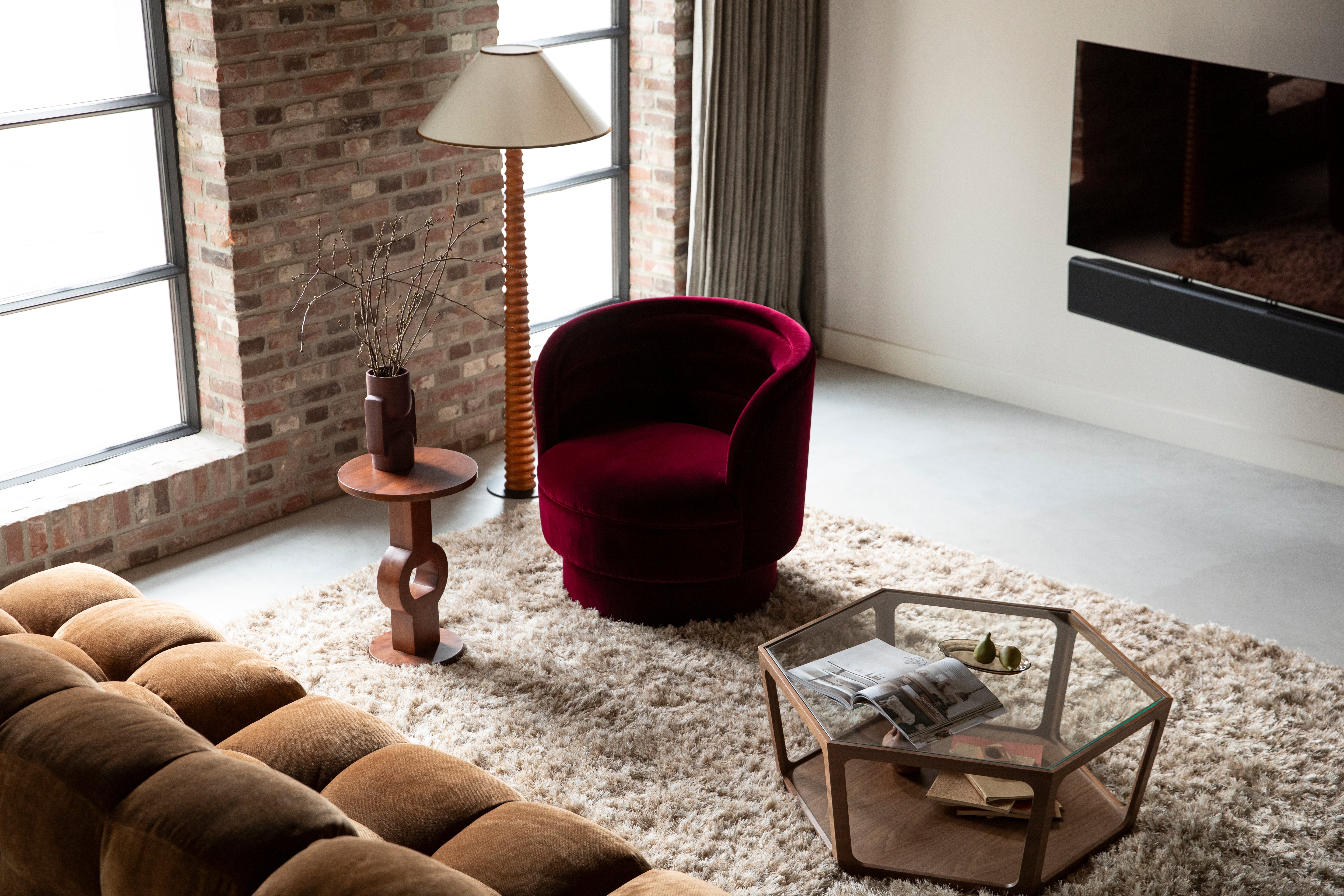 Drehstuhl DOROTHY dunkelfuchsia