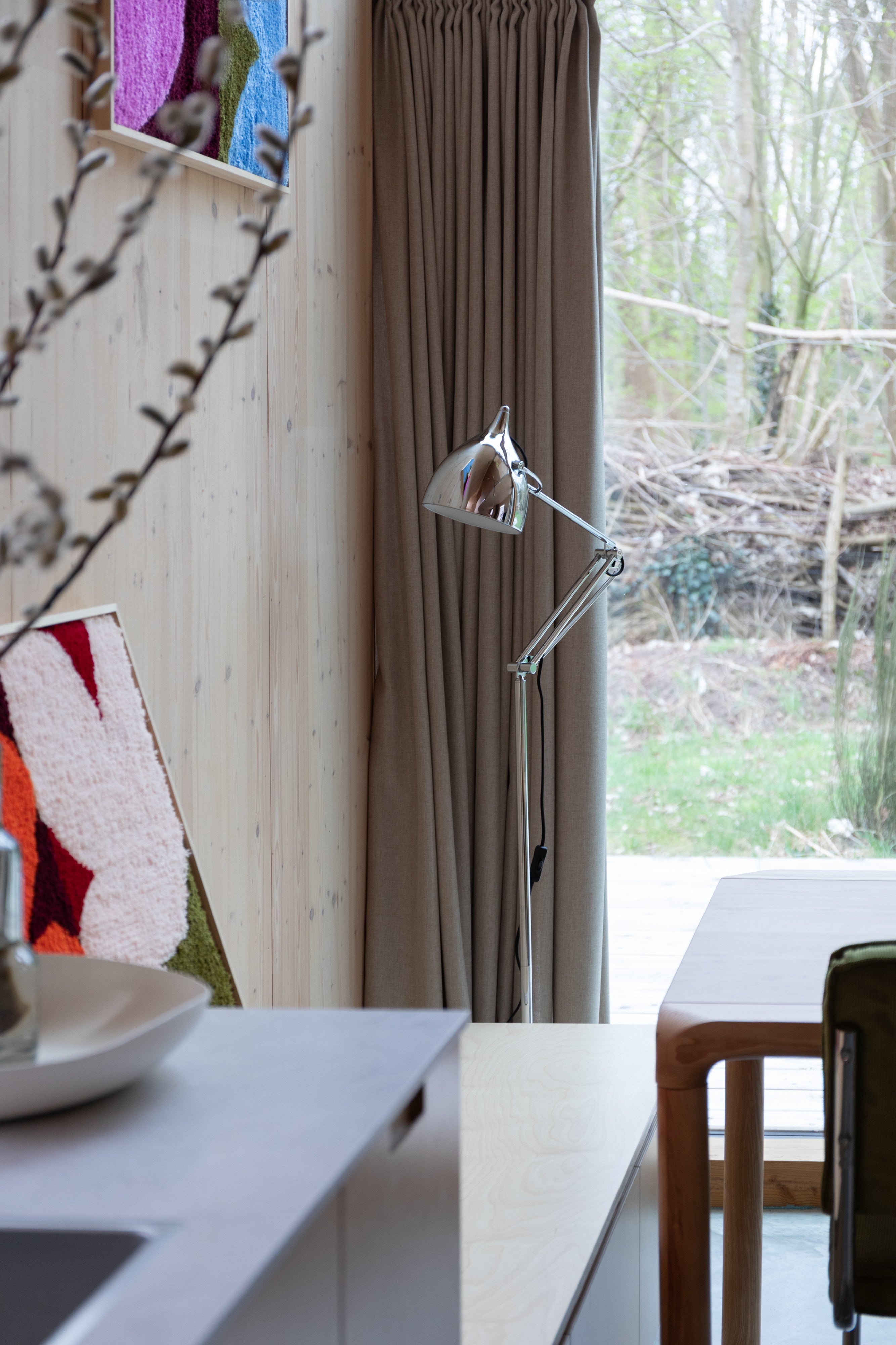 Leestlamp READER zilver