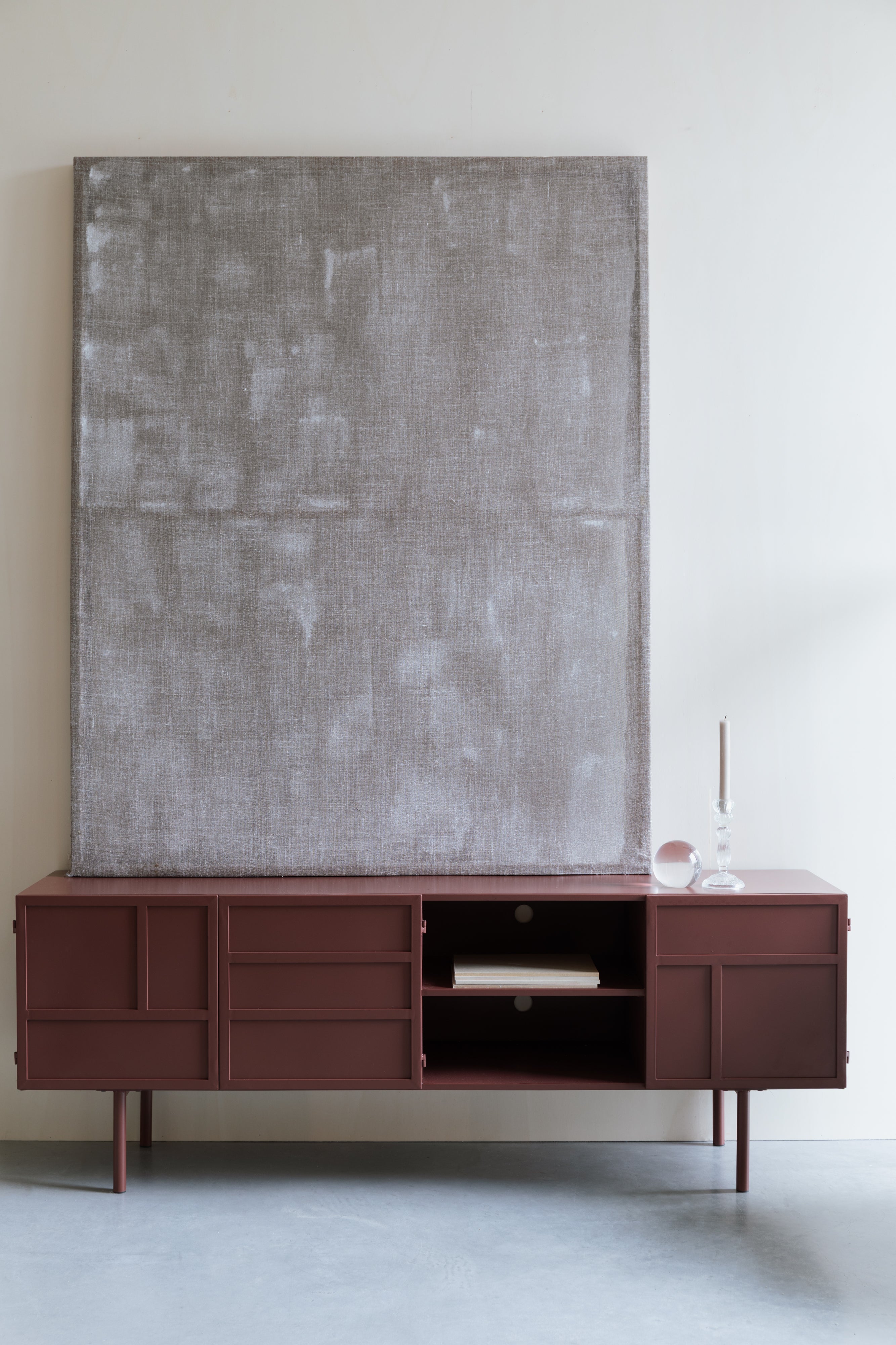 DAVIS TV cabinet rusty brown