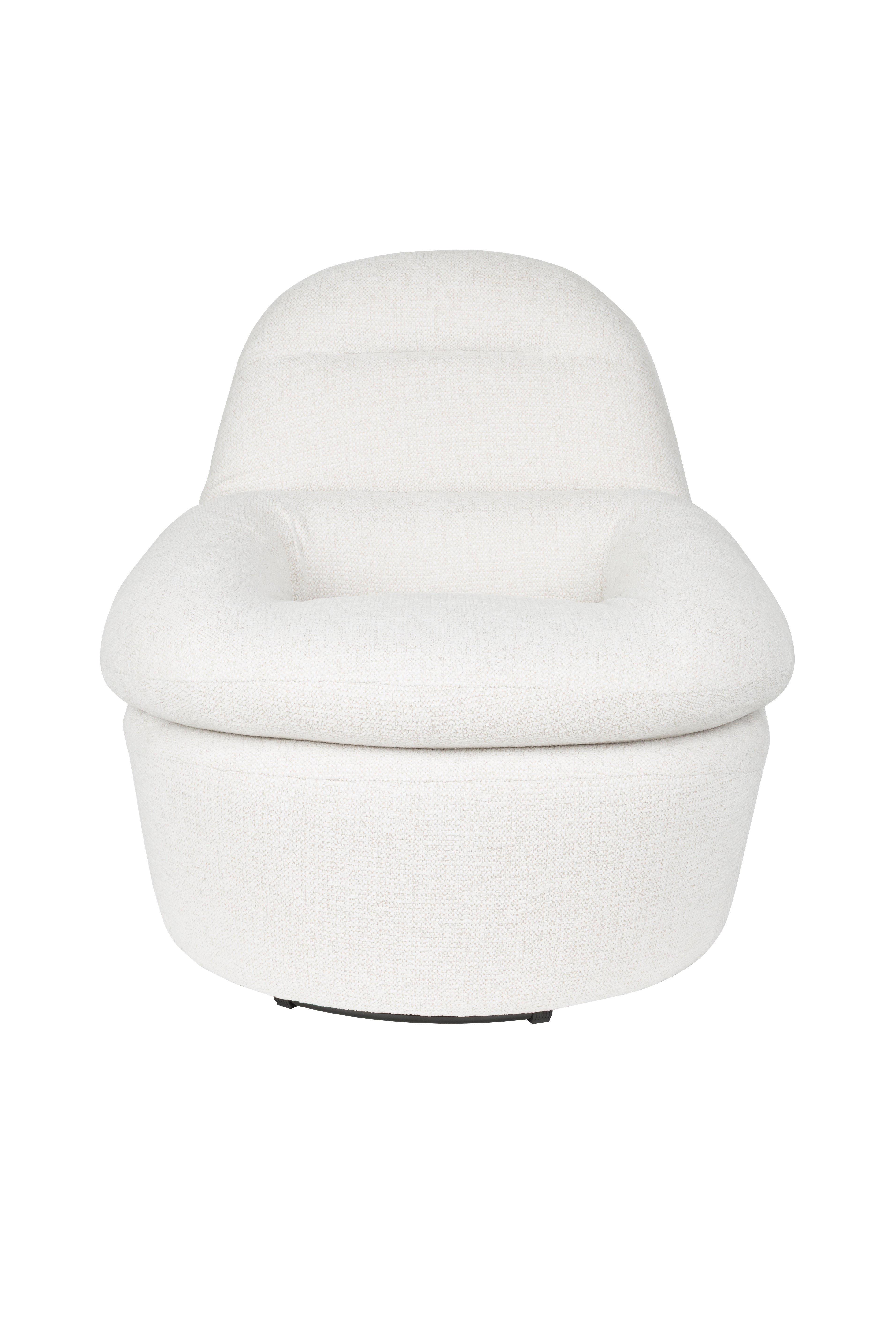 VELVORO White Armchair