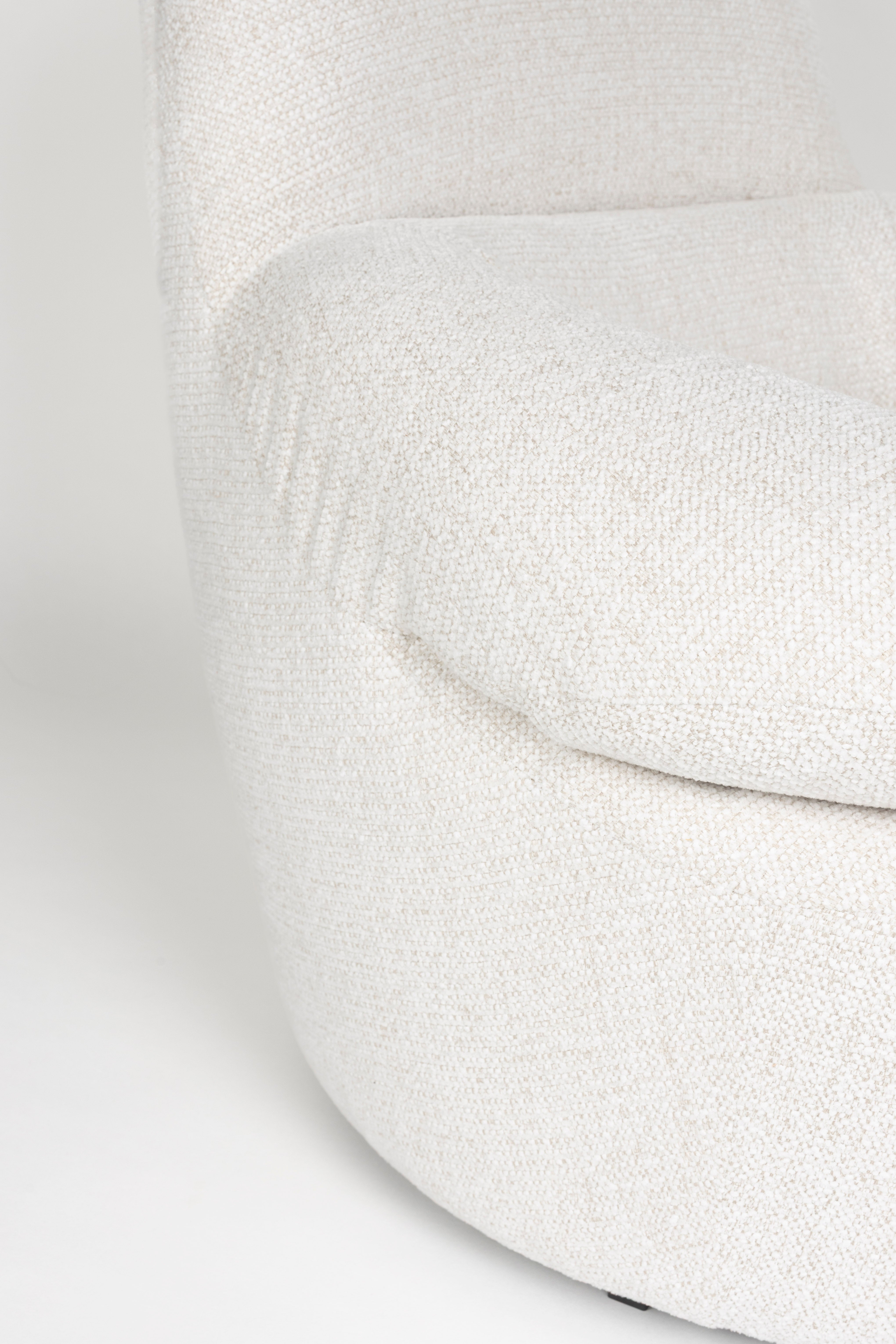VELVORO White Armchair