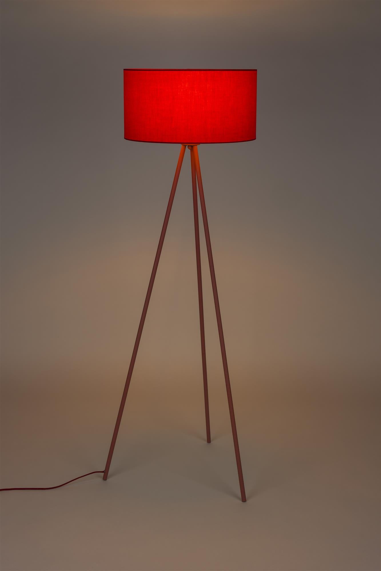 SUSIE ruby tripod floor lamp
