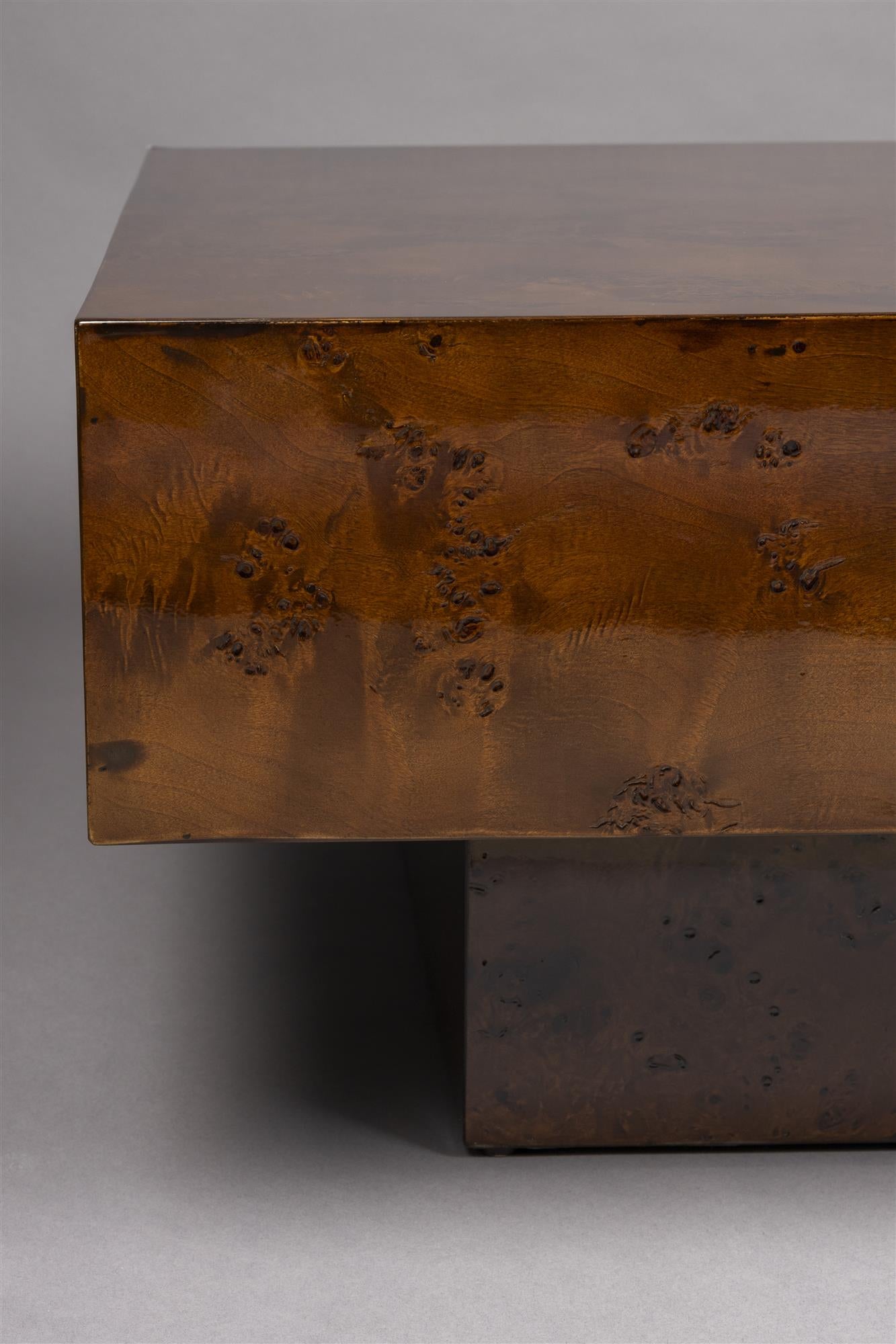 Koffietafel QUINN notenhout