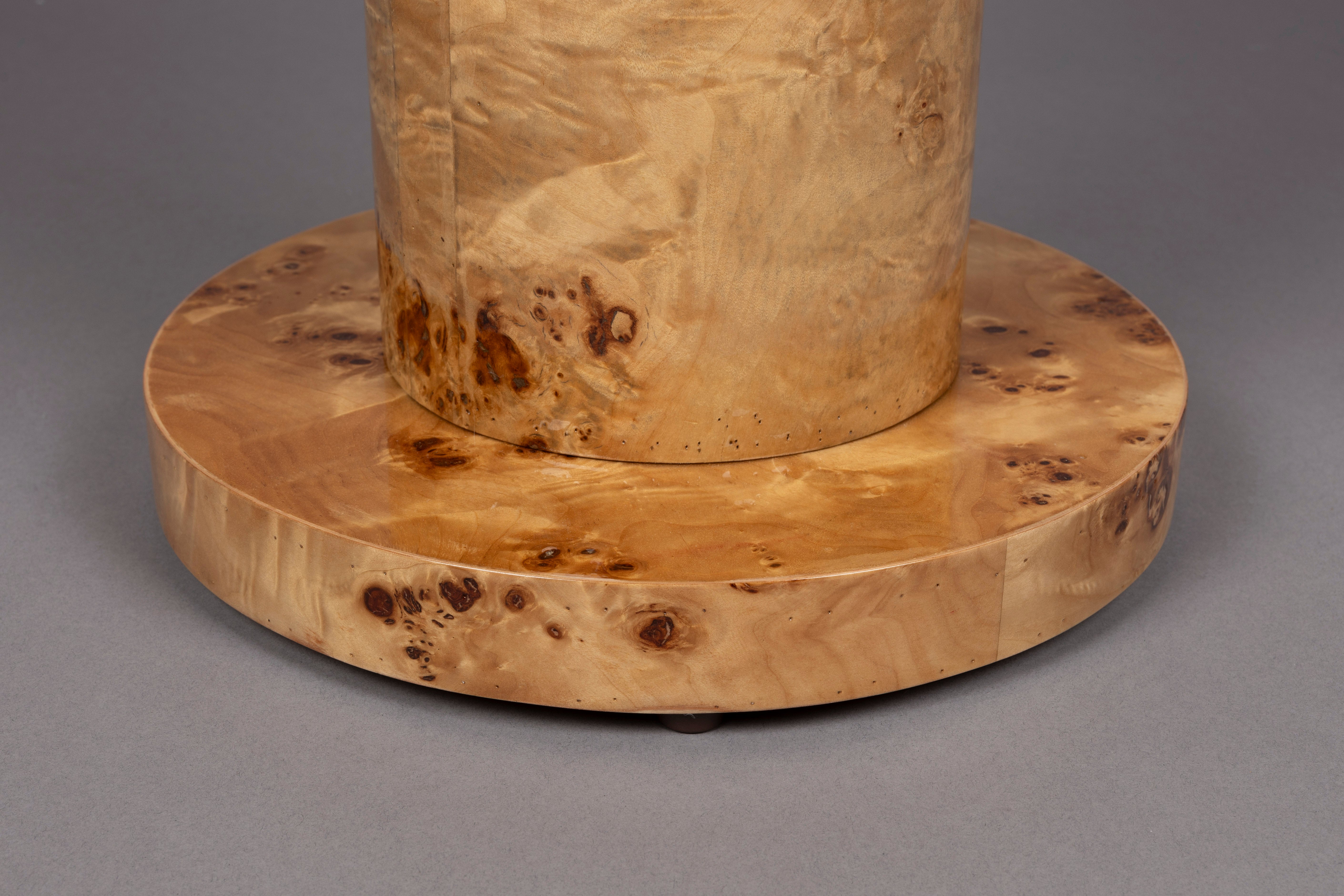 Bijzettafel QUINN fineer van notenhout