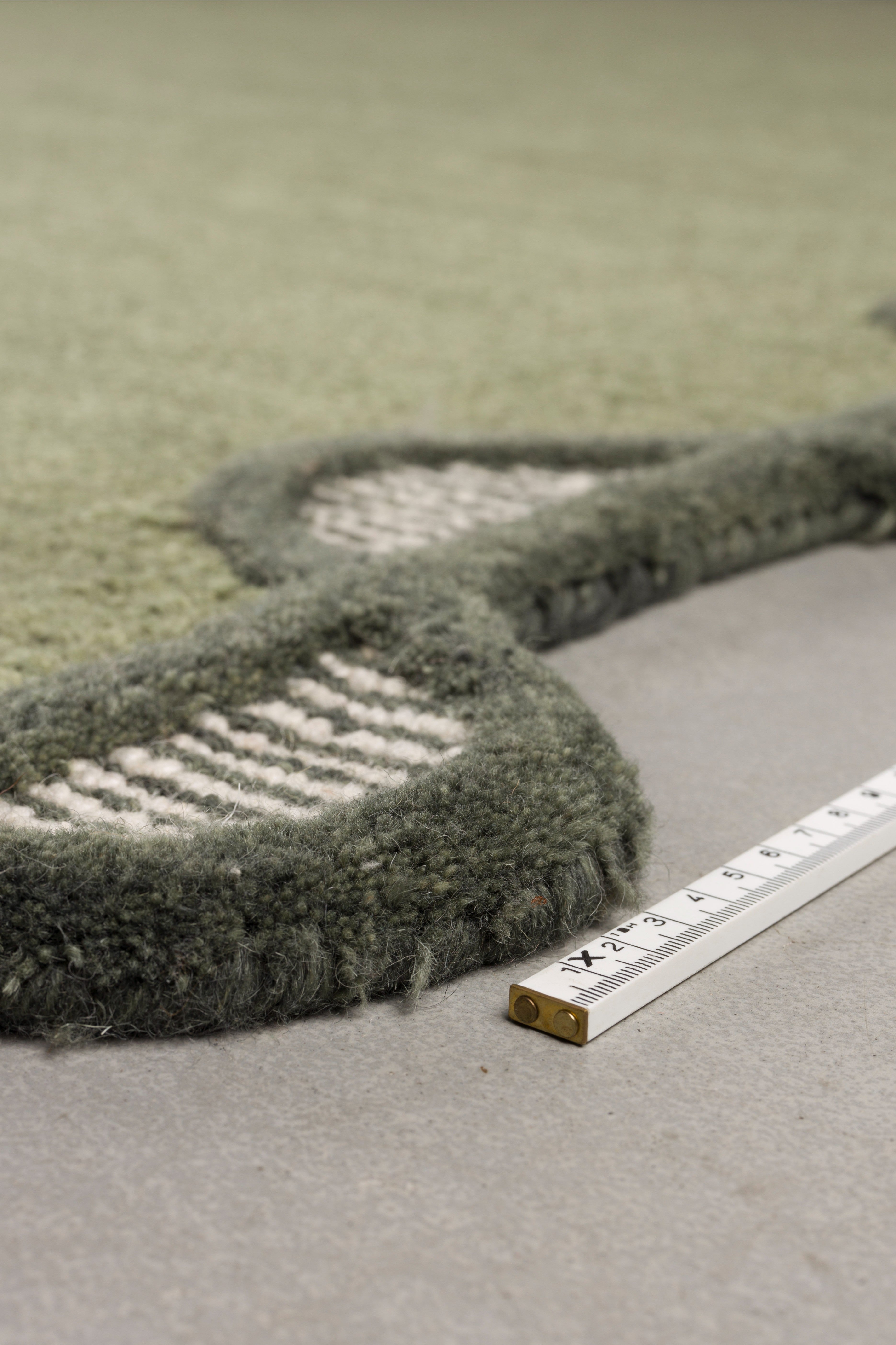 Teppich SUGAR LINES grün