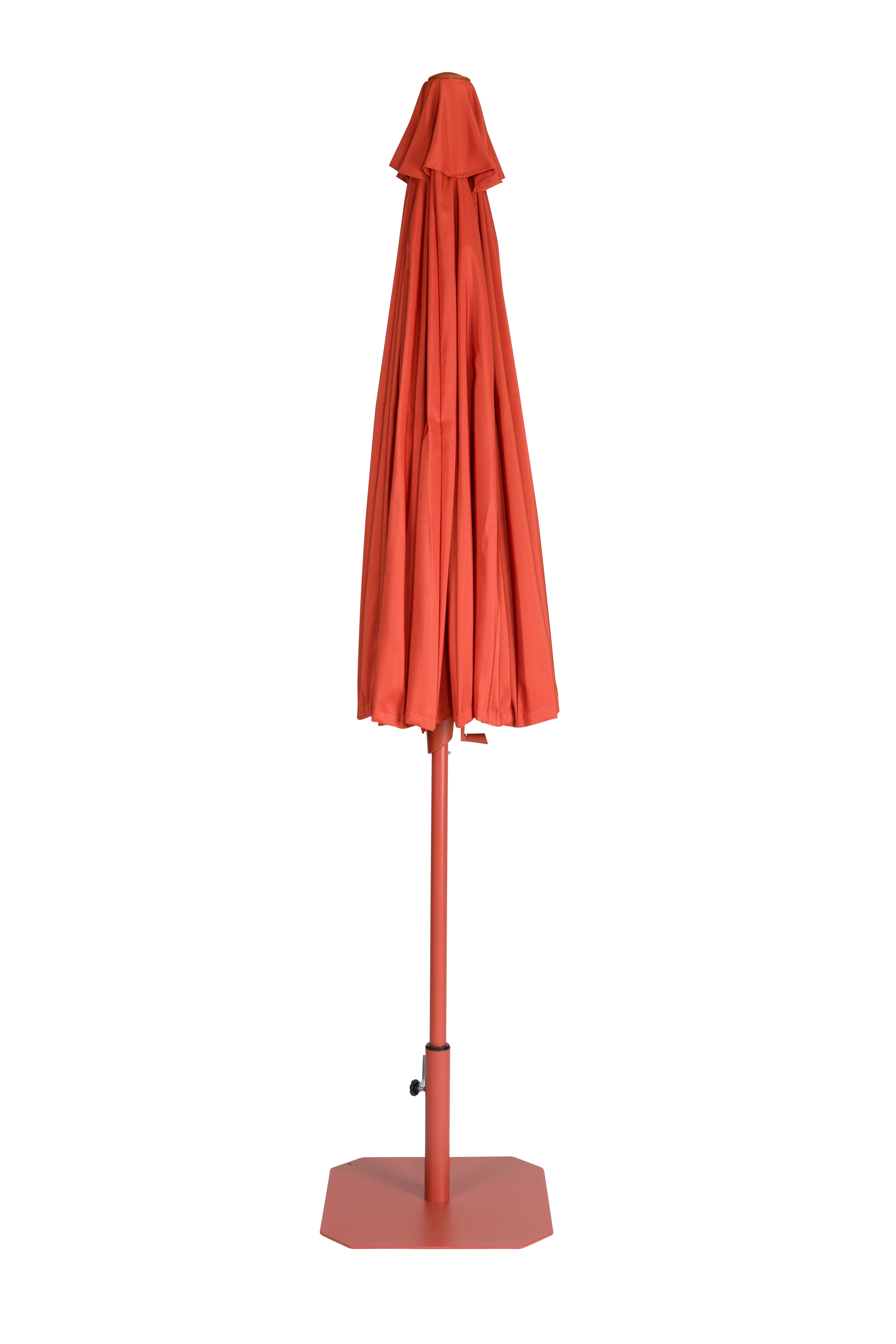 SUNSHINE red parasol with base