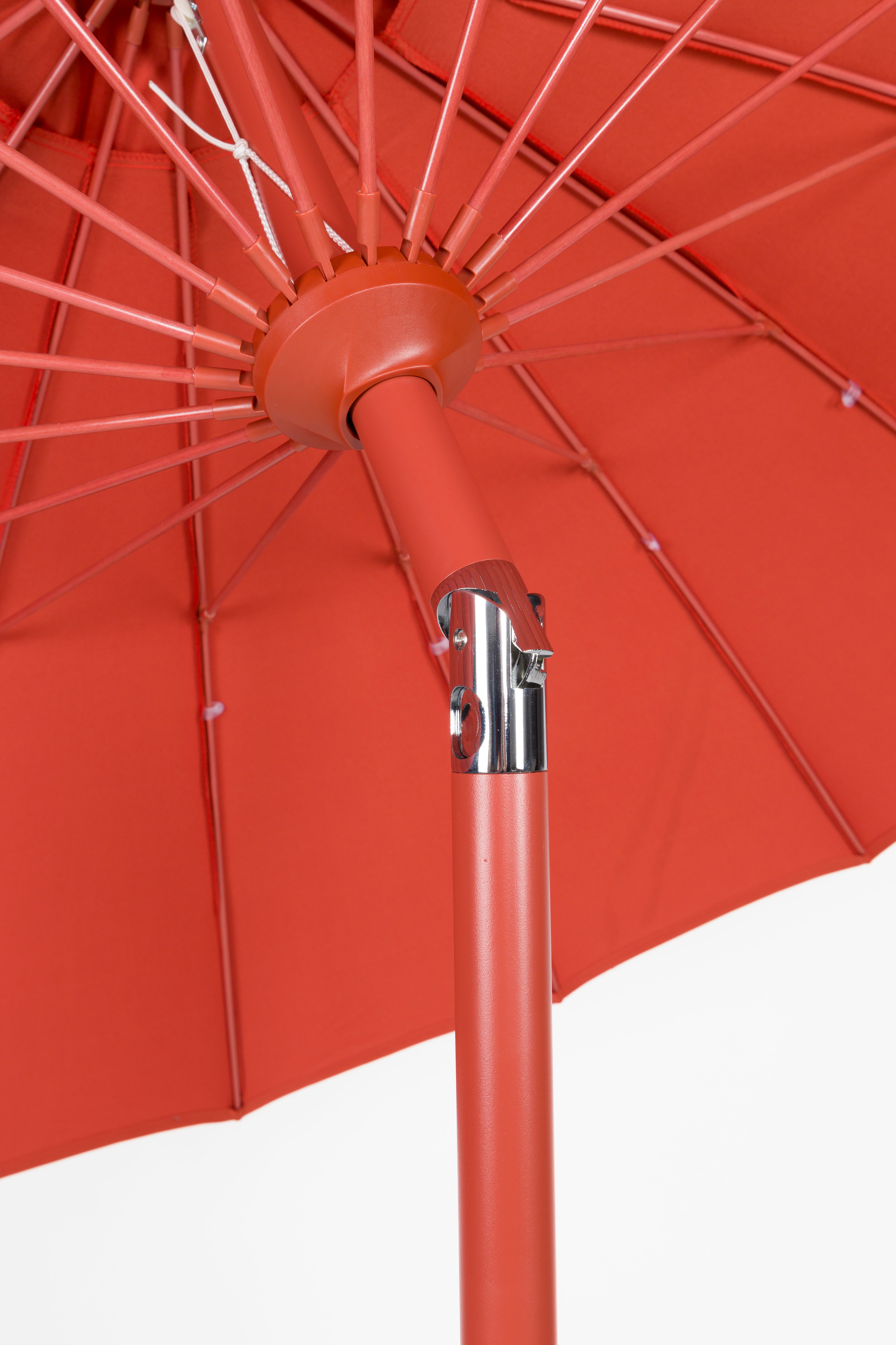 SUNSHINE red parasol with base