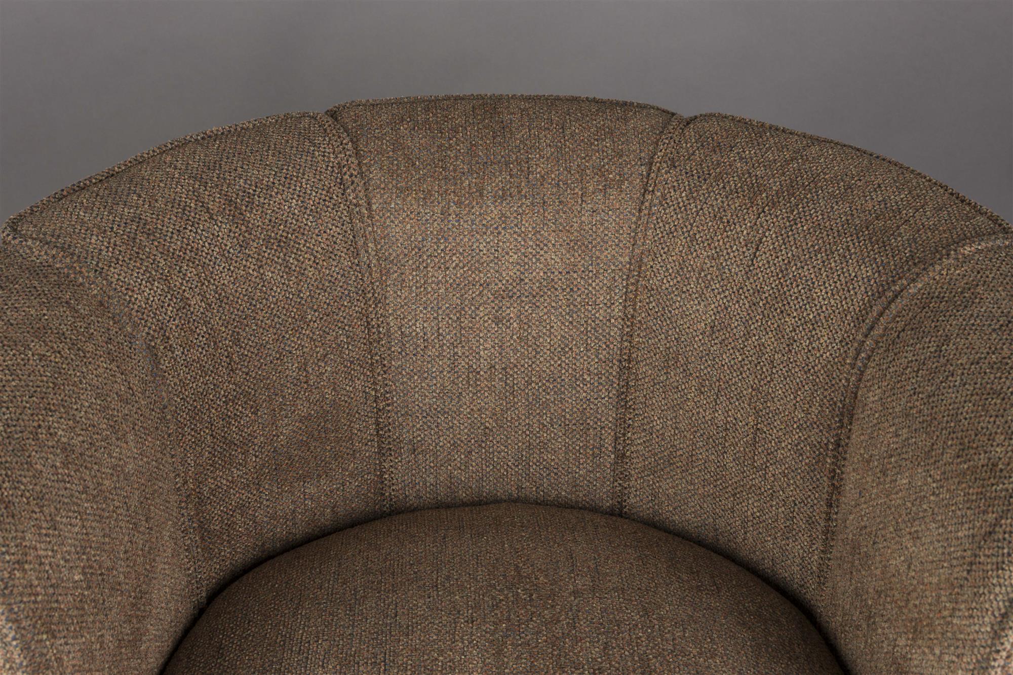 FLOWER Armchair brown