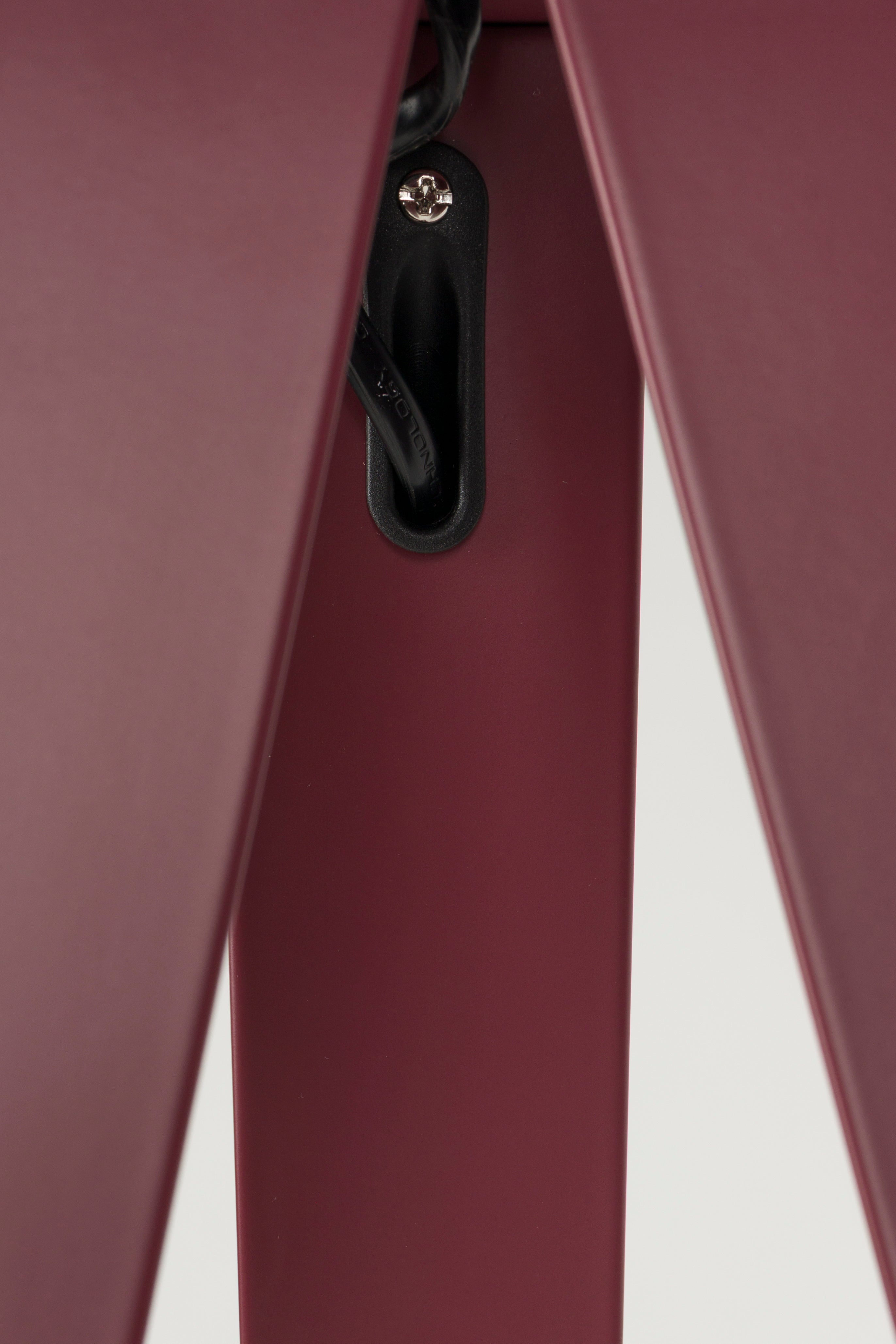 Vloerlamp TRIPOD rood drievoudig statief