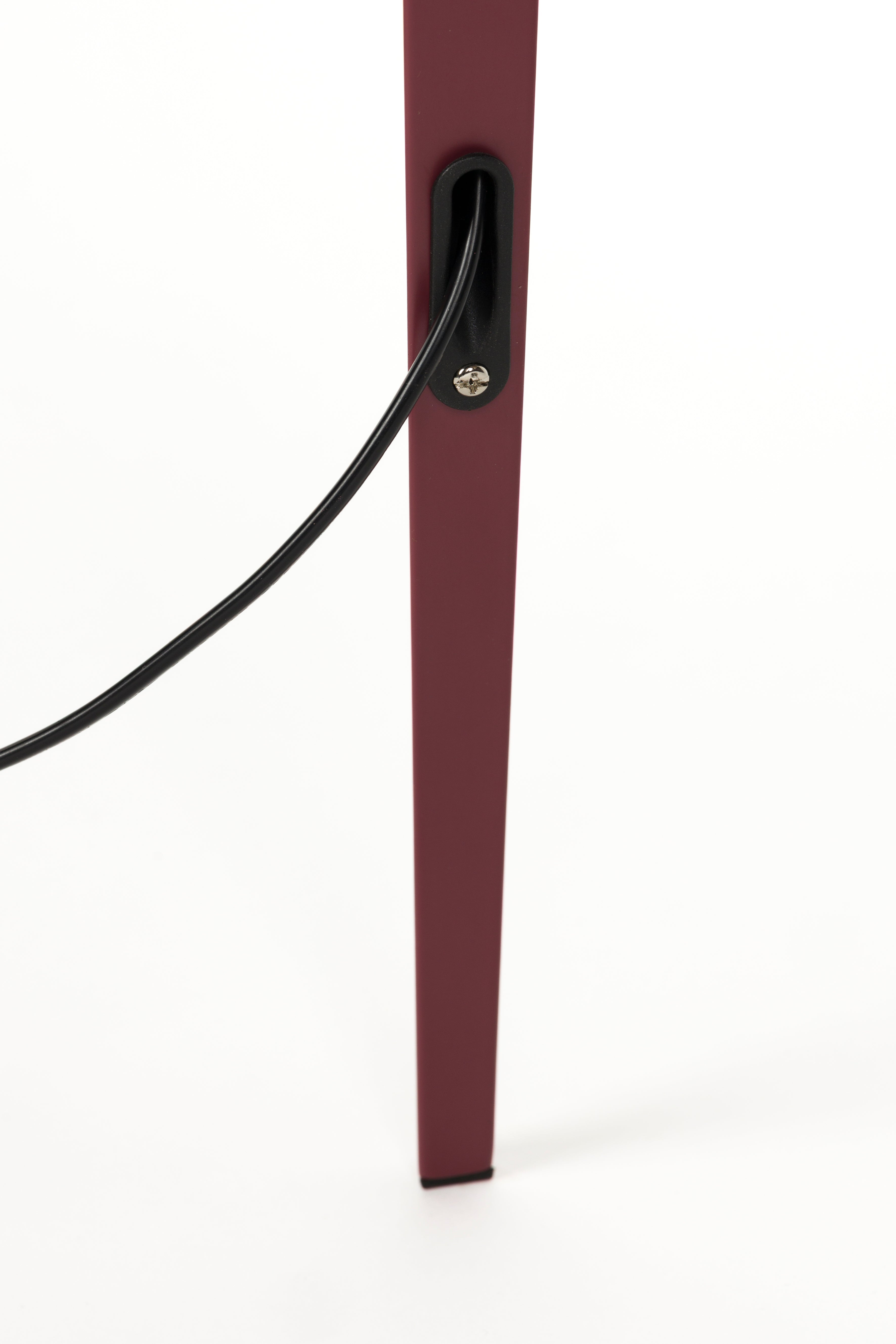 Vloerlamp TRIPOD rood drievoudig statief