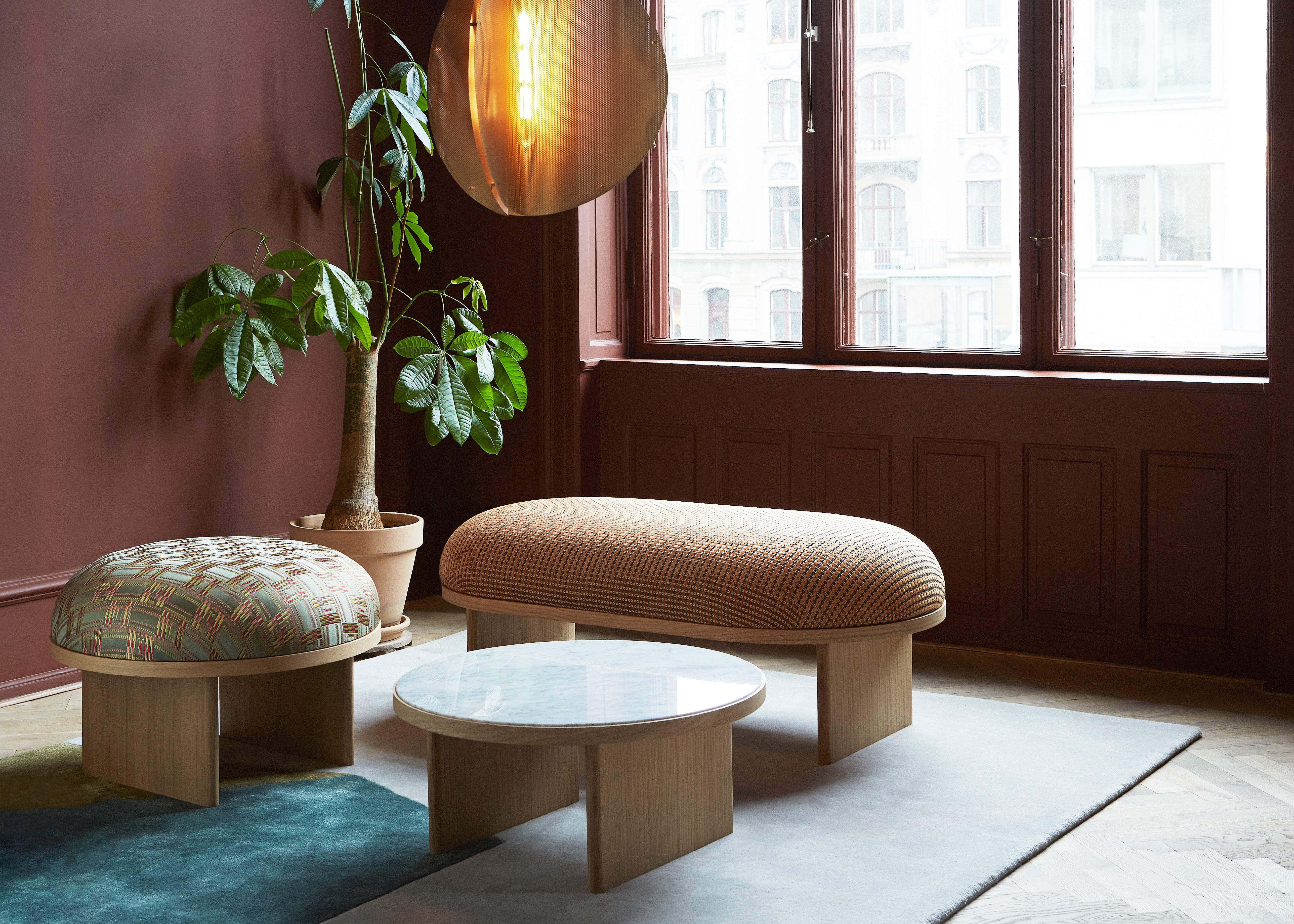 Hanglamp PROXIMA messing