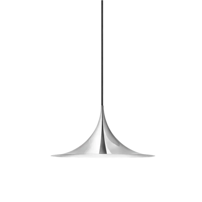 Hanglamp SEMI chroom