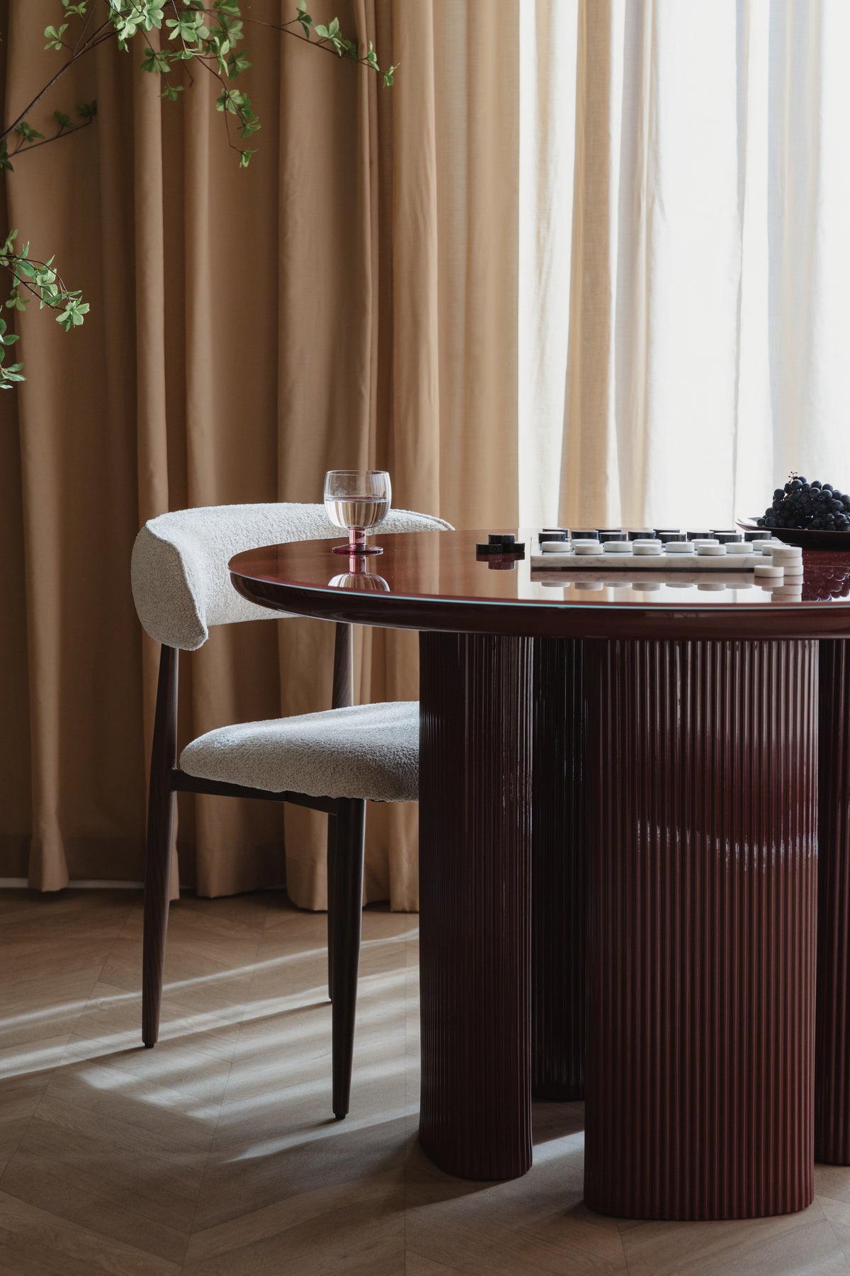 Ronde tafel TIMO rood