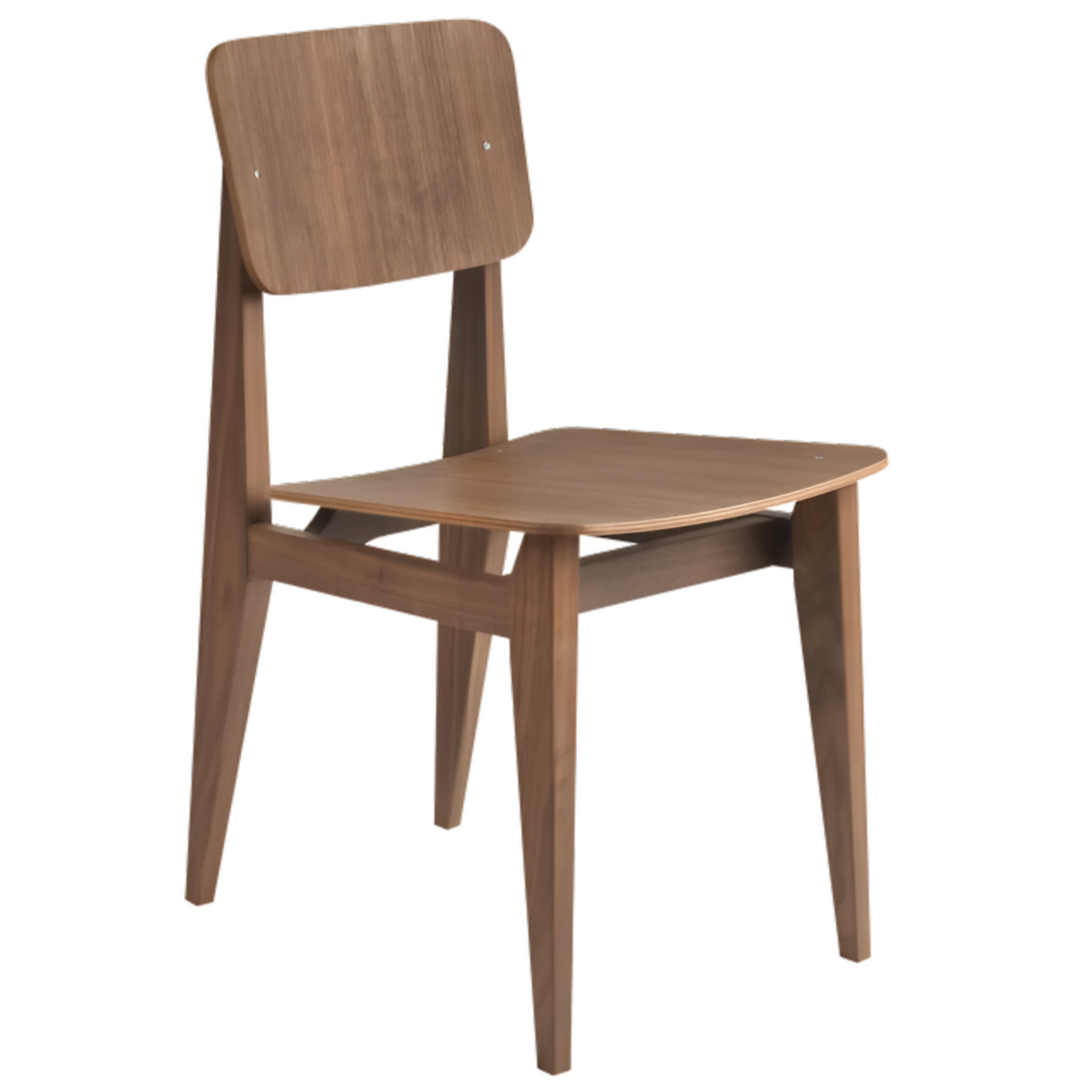 C-CHAIR walnut wood chair