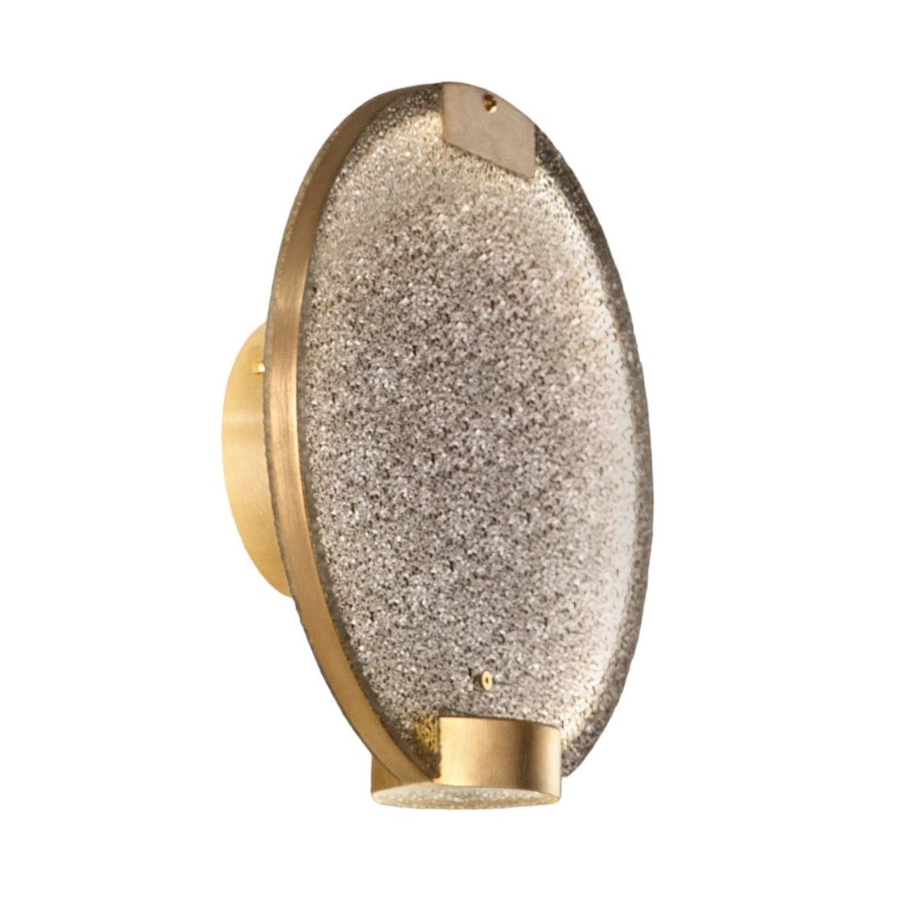 Wandleuchte HORO A gebürstetes Messing