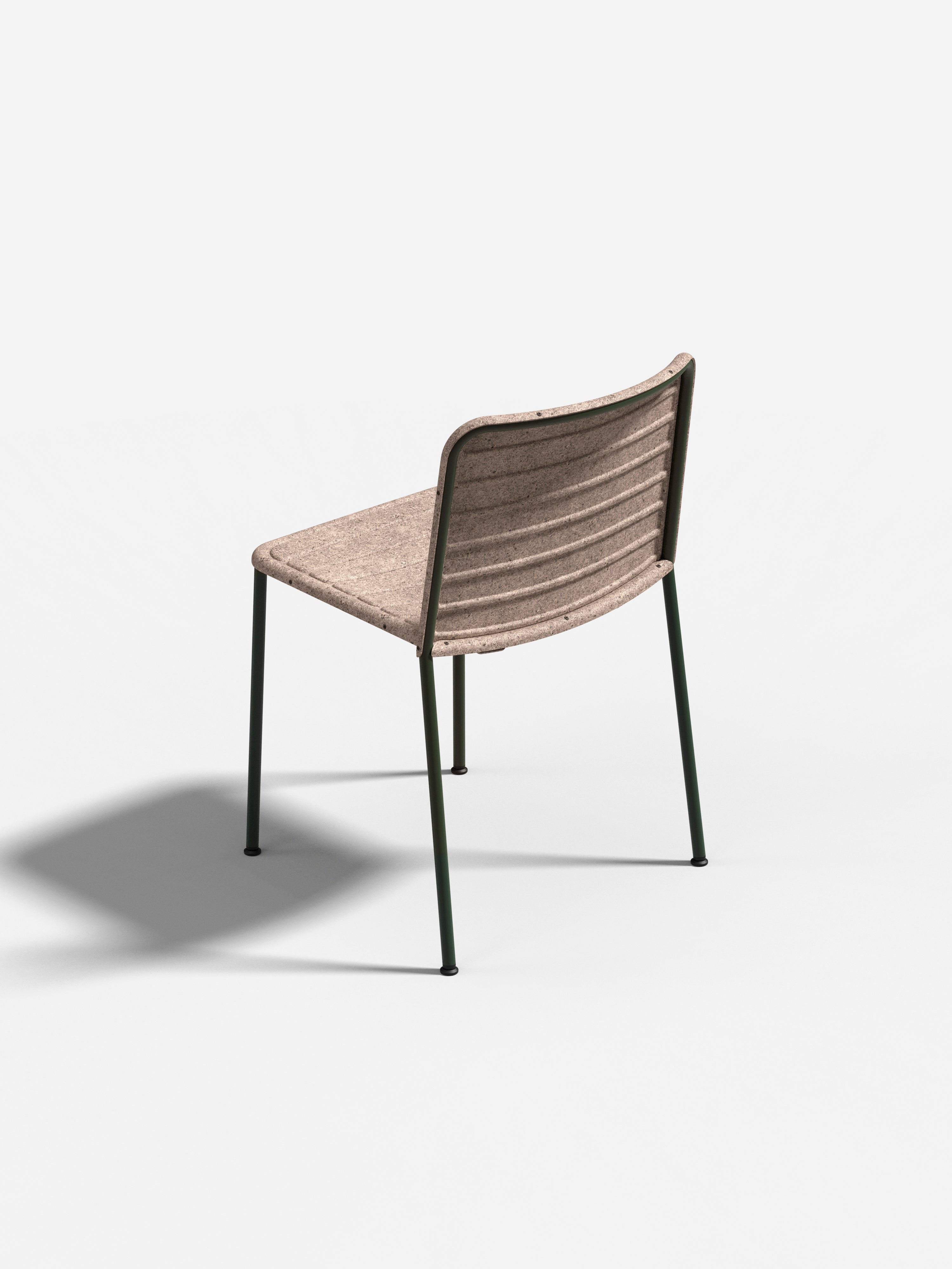 FLAX STACKER Chair brown