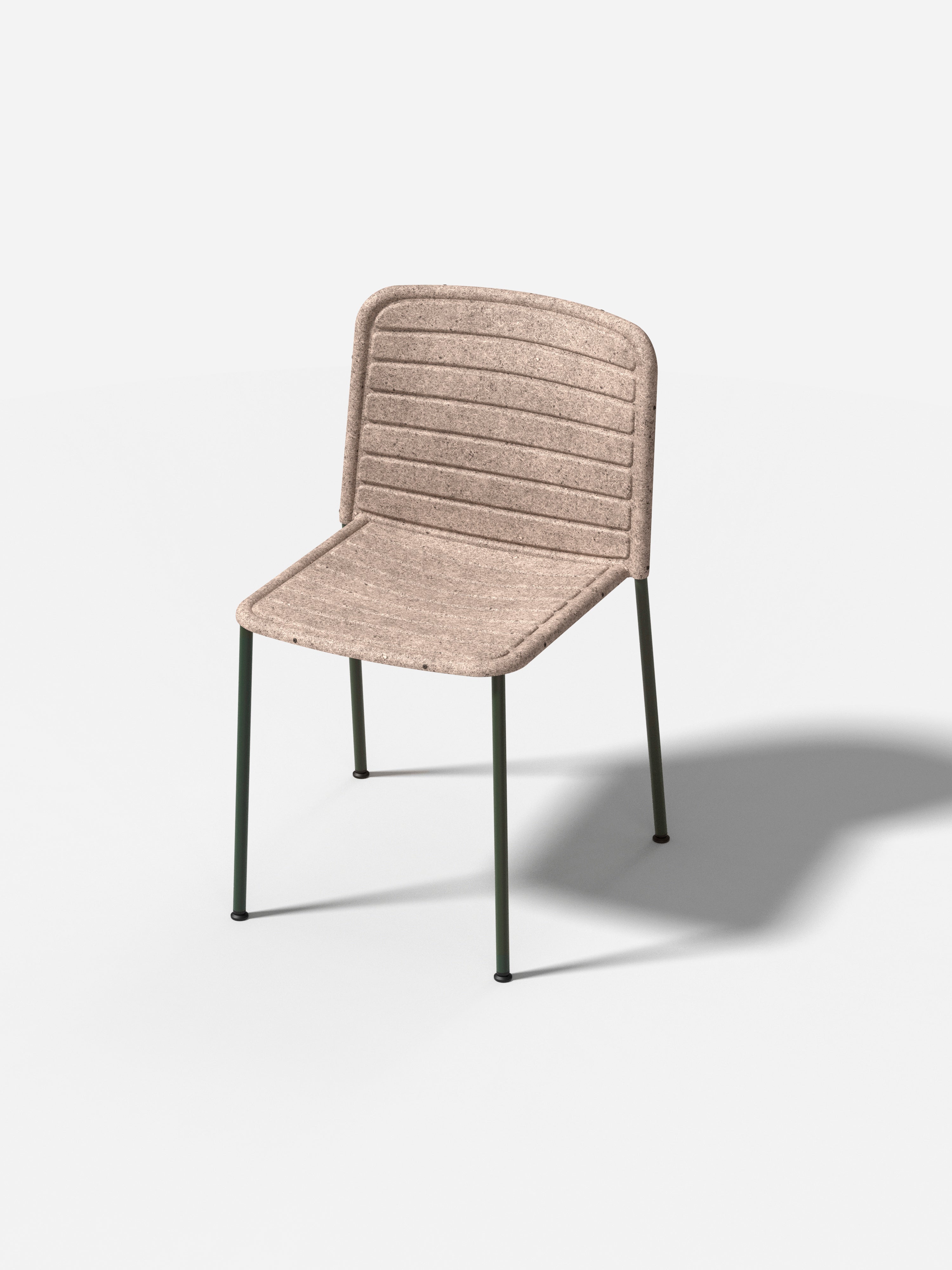 FLAX STACKER Chair brown