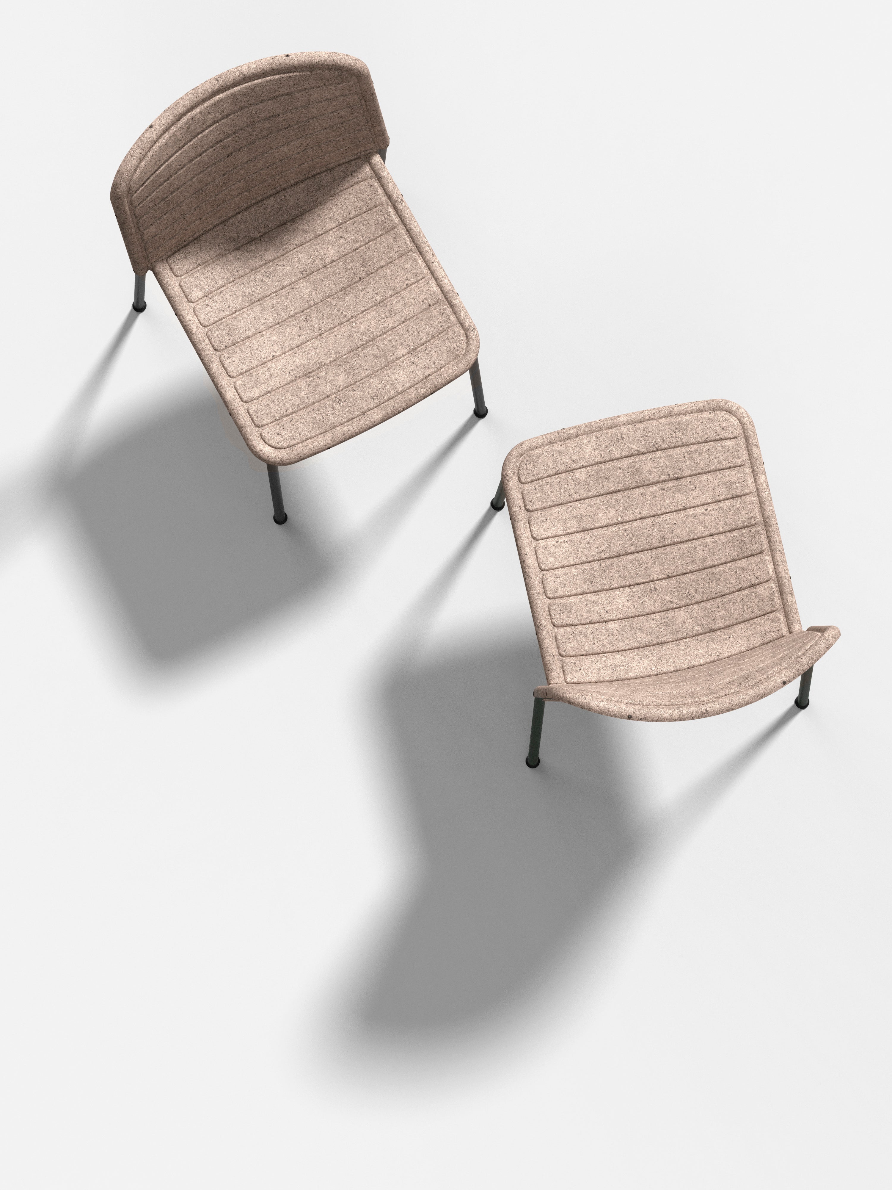 FLAX STACKER Chair brown