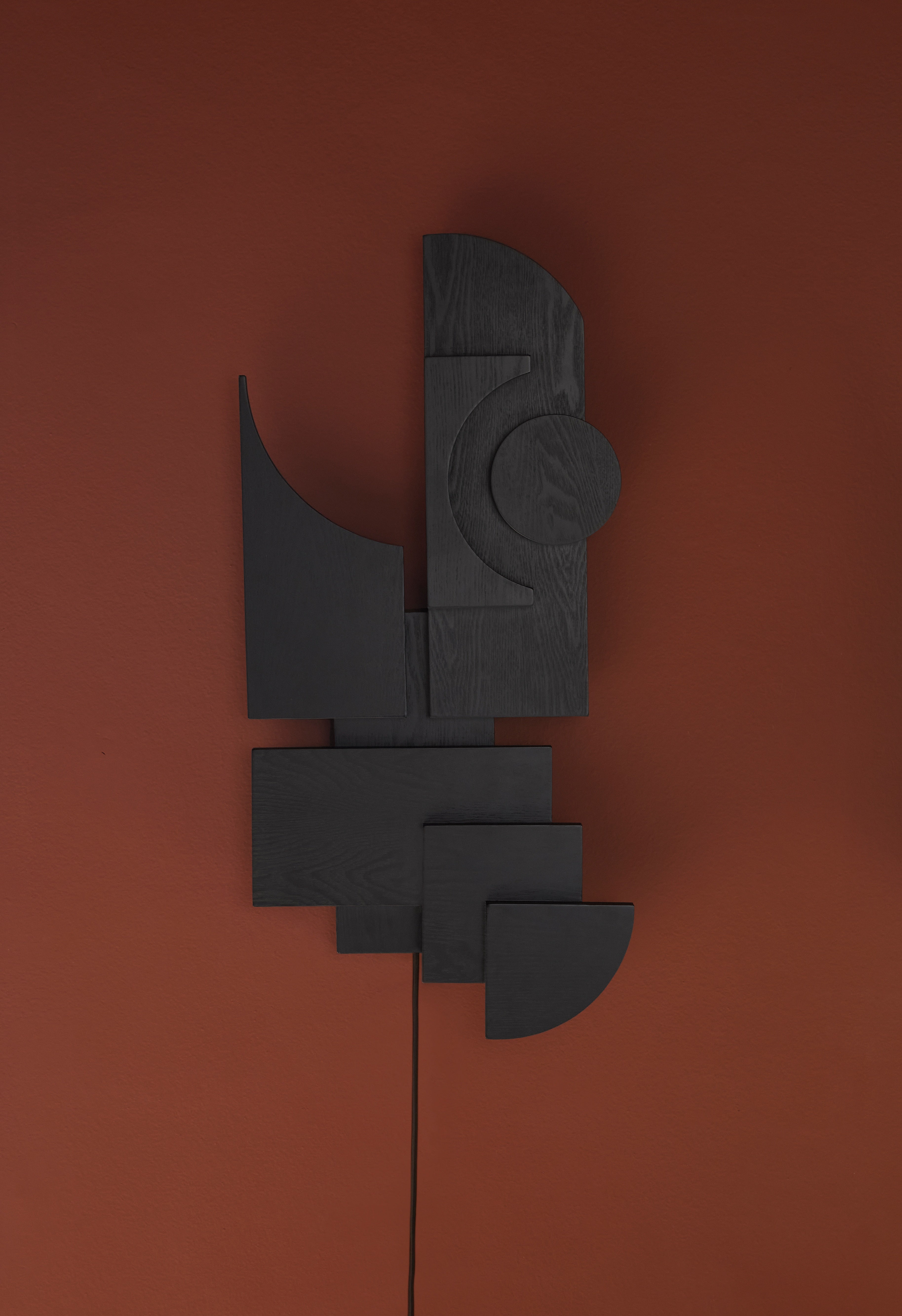 Wandleuchte TOTEM DECO schwarz