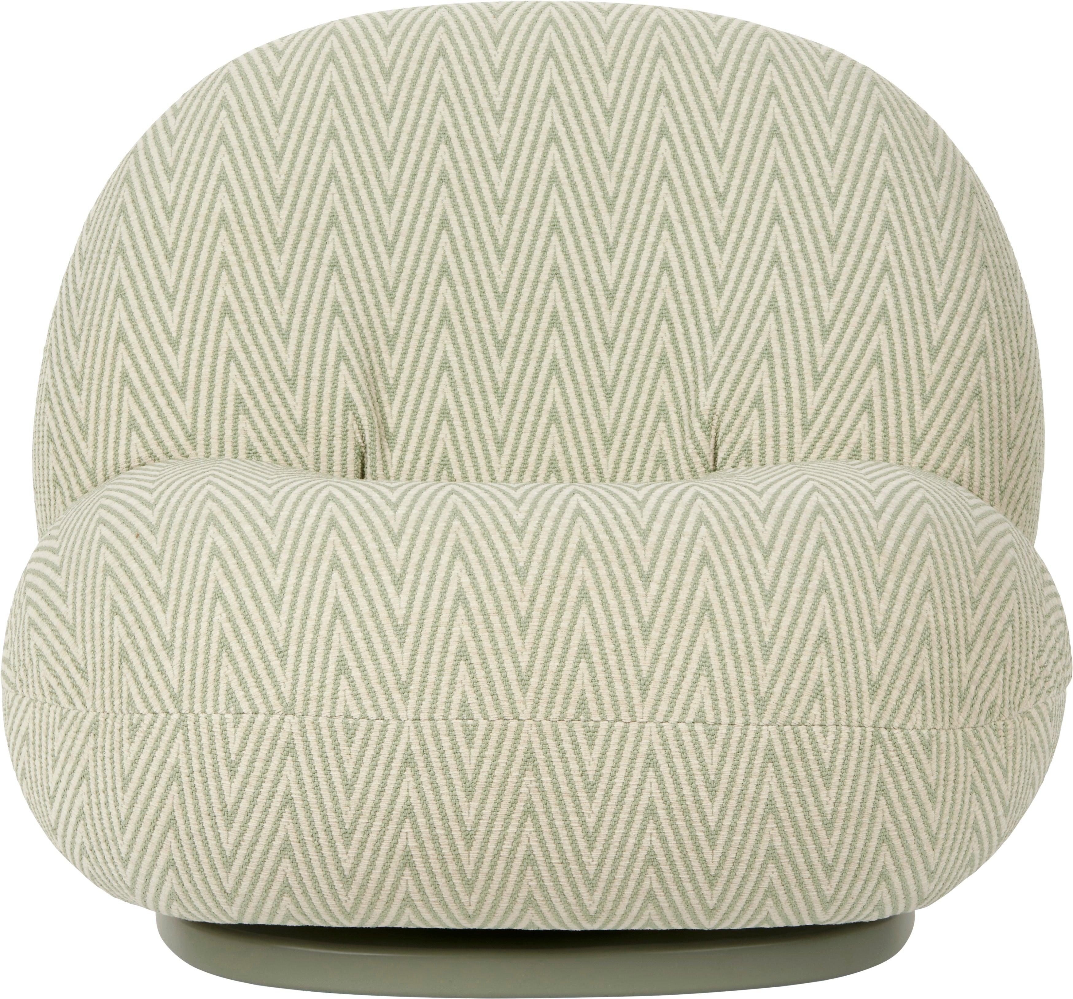 PACHA upholstered outdoor armchair with a gold base