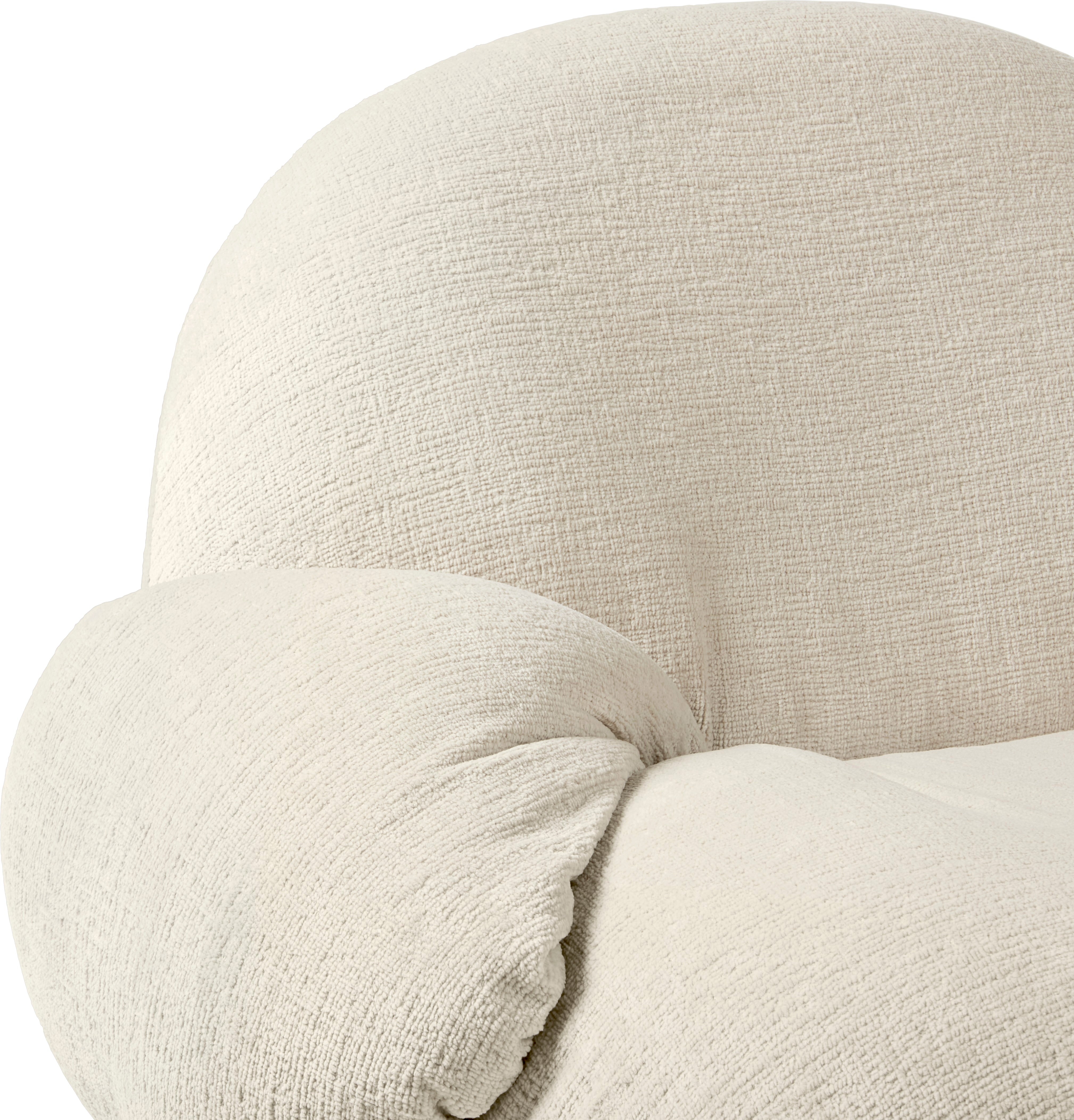 Bank 3-zits PACHA gestoffeerd met een gouden basis