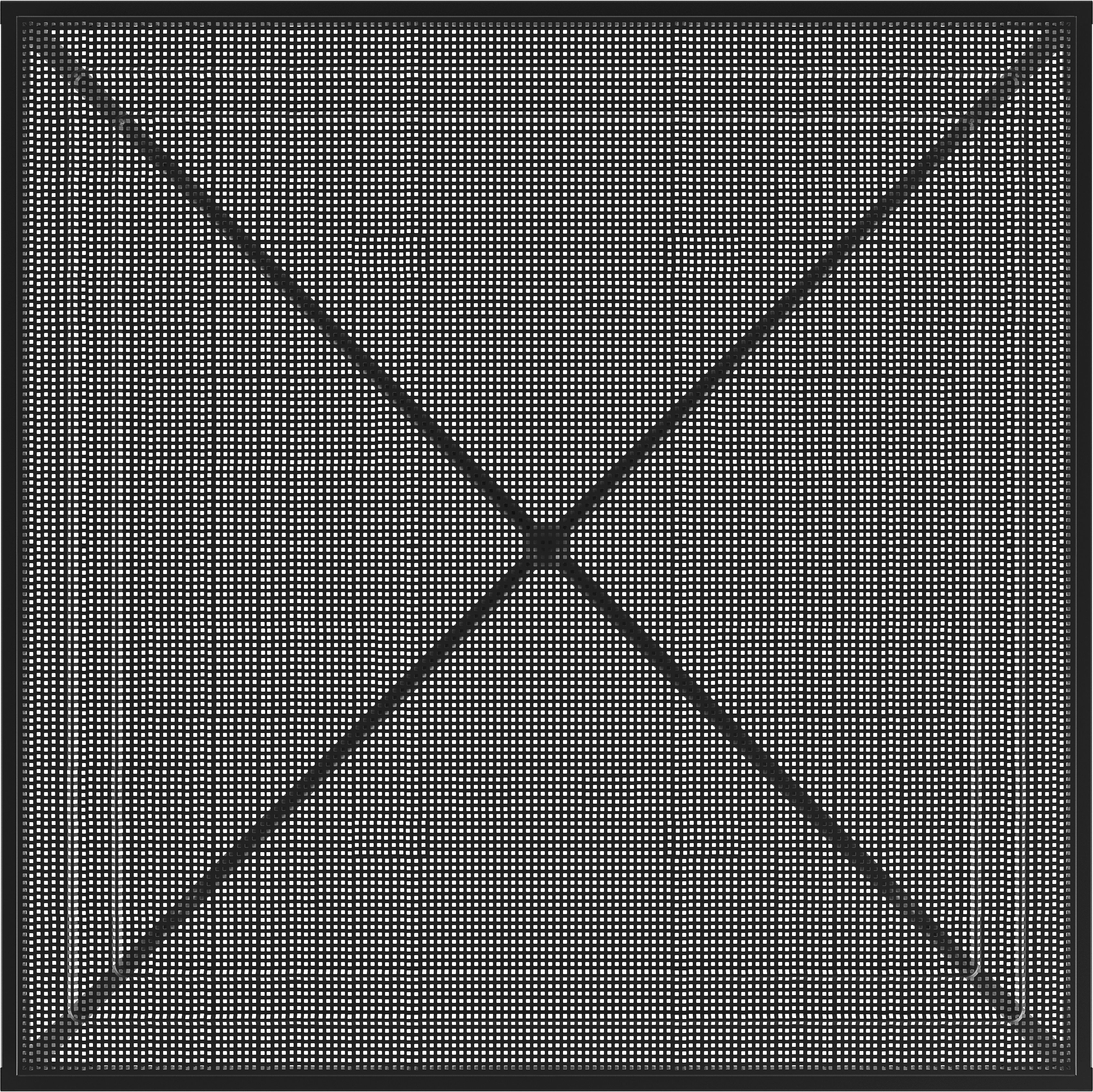 TROPIQUE tuintafel zwarte staal