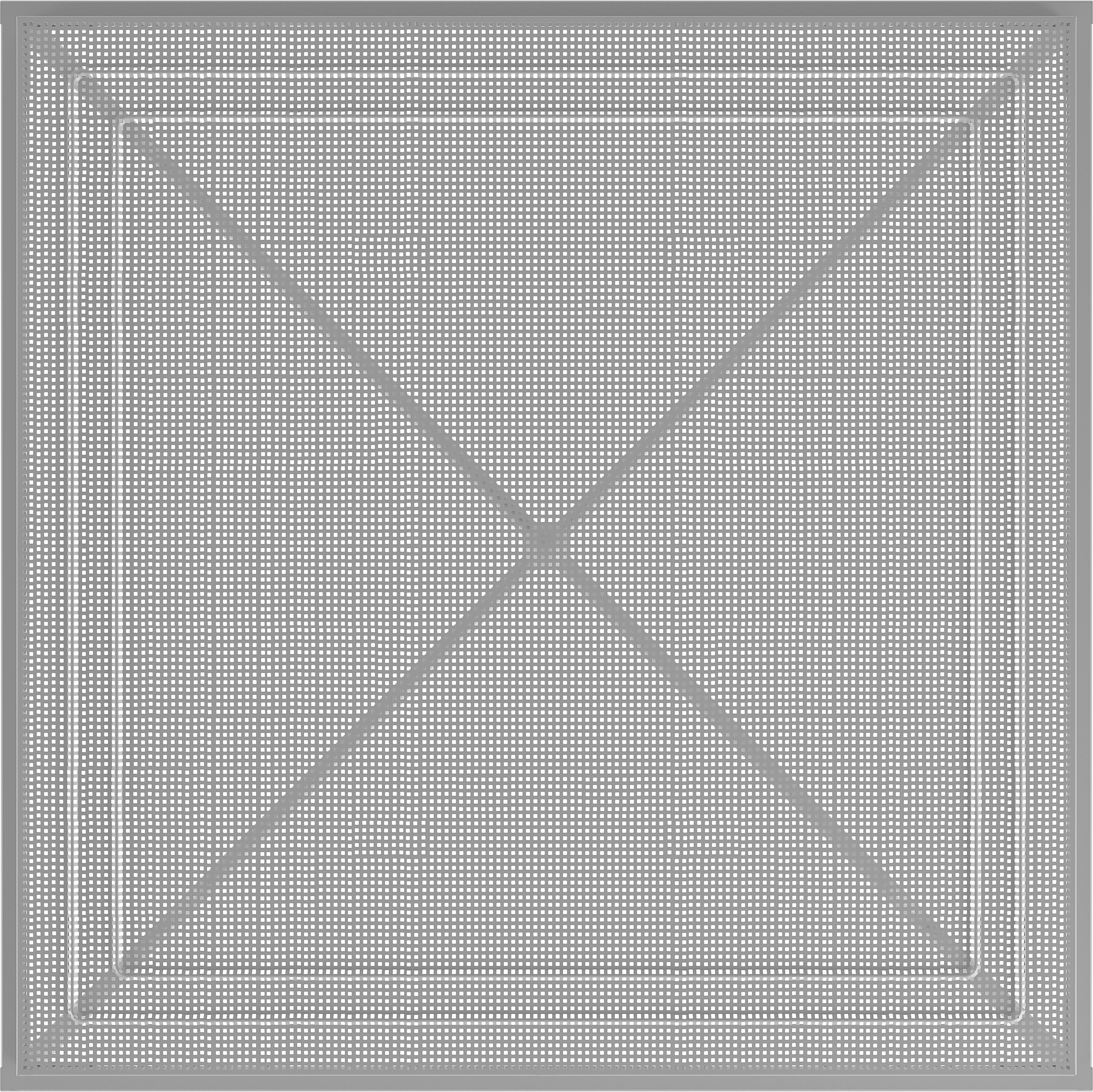 TROPIQUE garden table white steel