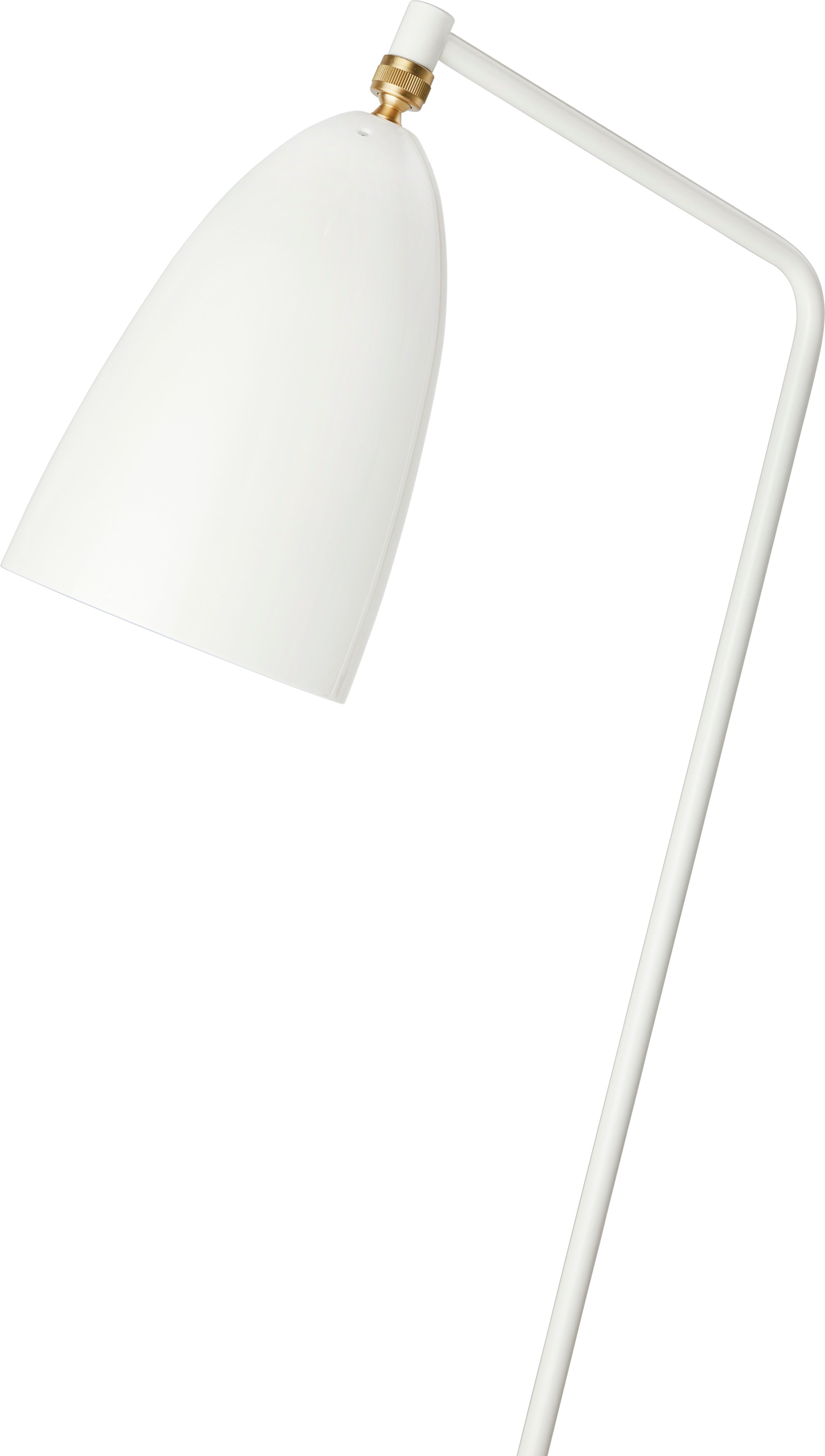 Witte driepoot leeslamp GRÄSHOPPA