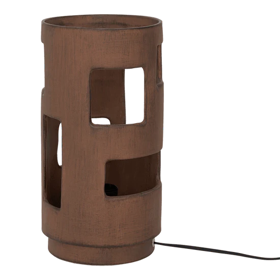 Tafellamp ANGOLI roestbruin