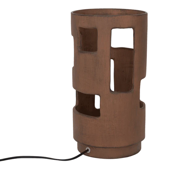 Tafellamp ANGOLI roestbruin