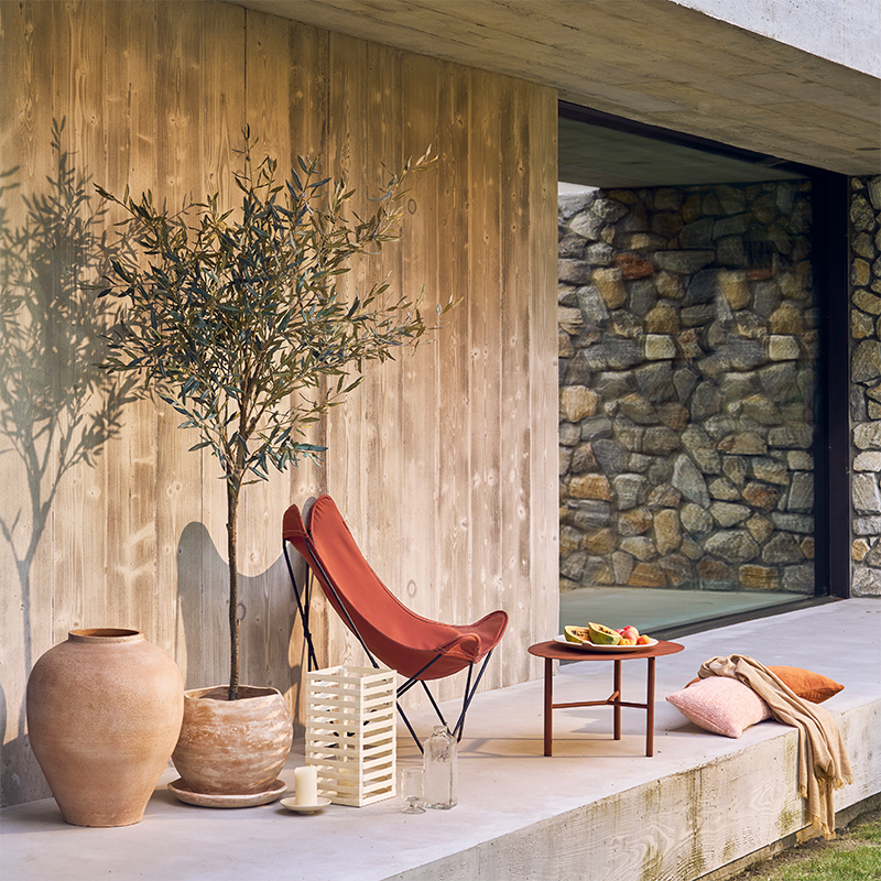 Tuin salontafel TIAGO roestbruin