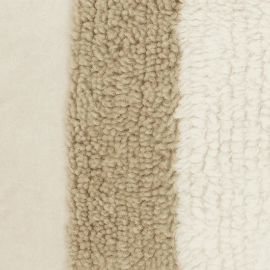 Kussen NOAH crème met bruin