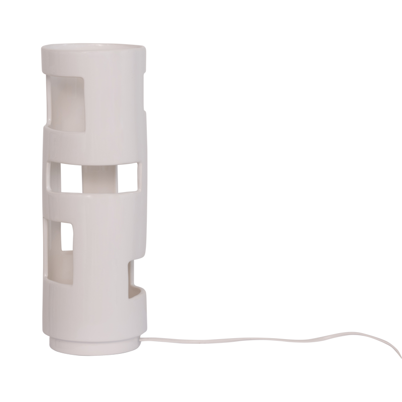 Tafellamp LUDICO witte keramiek