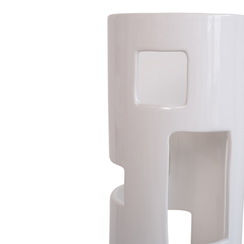 Tafellamp LUDICO witte keramiek