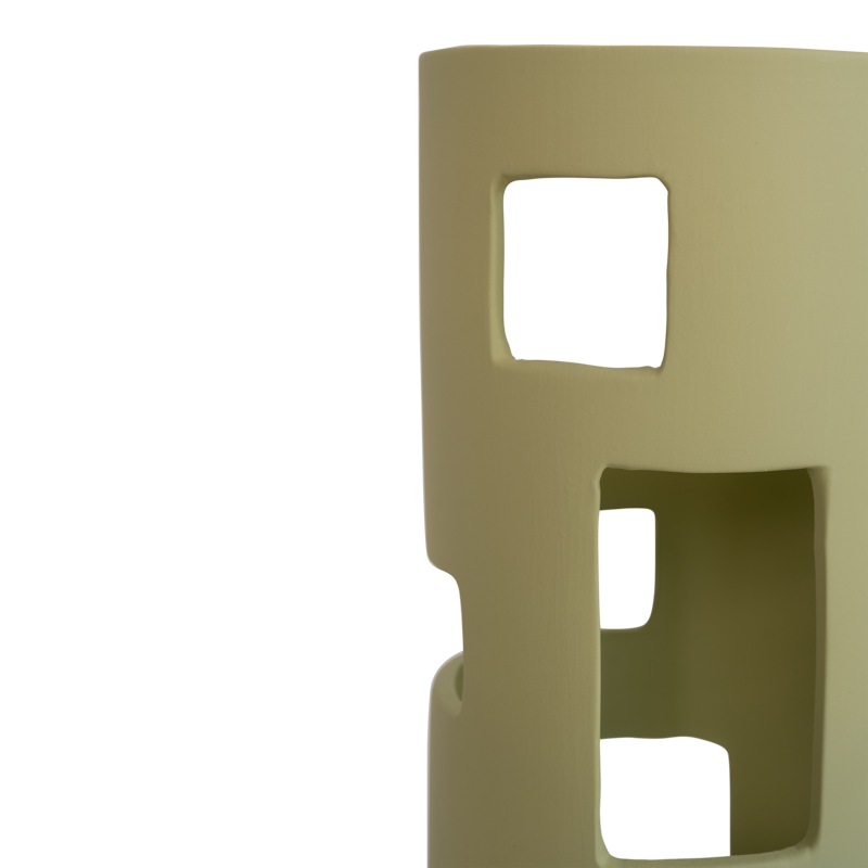 Tafellamp LUDICO groene keramiek