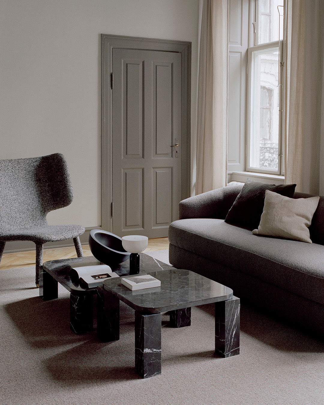 Couchtisch ATLAS schwarzer Marmor