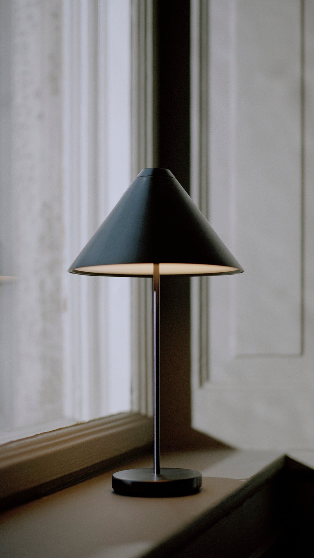 Tragbare Lampe BROLLY schwarz