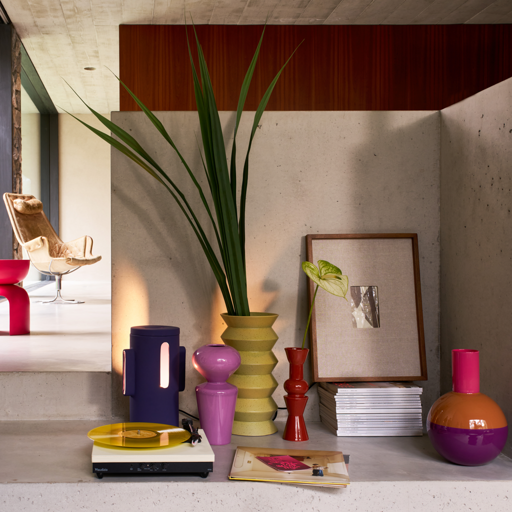 Vaas POUL rode keramiek