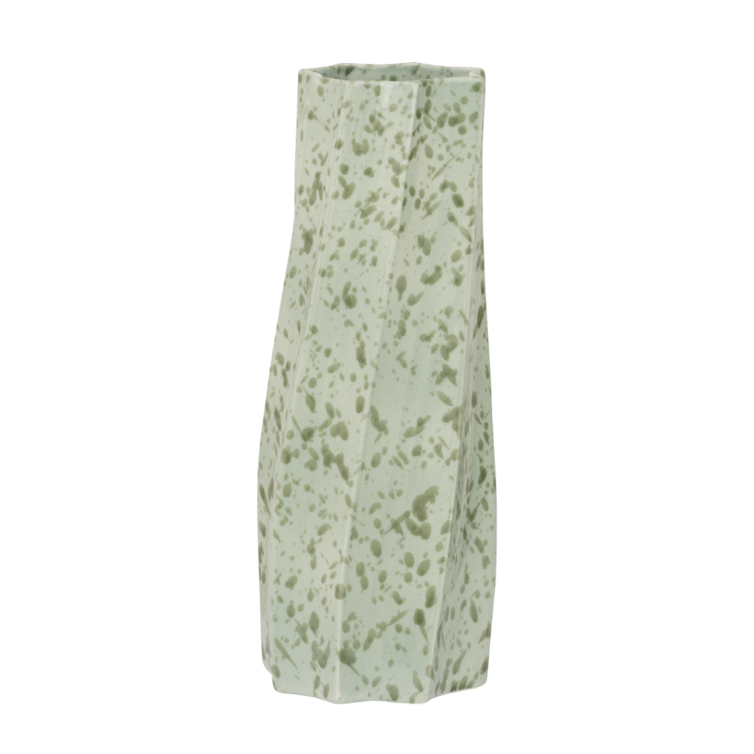 SPILLE vase green ceramic