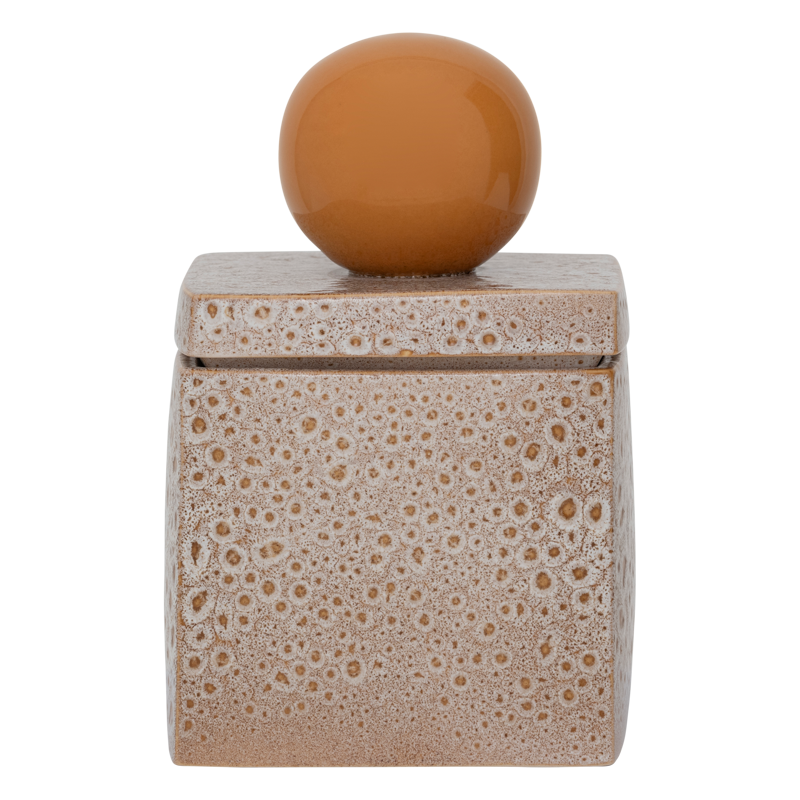 Beige RUNA doos met oranje