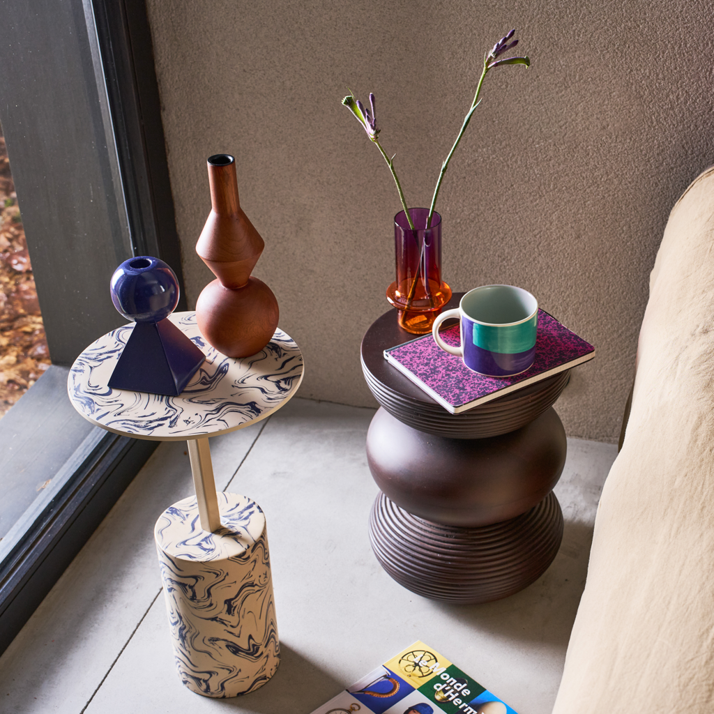 Zijtafel SVEN donkerbruin mango hout