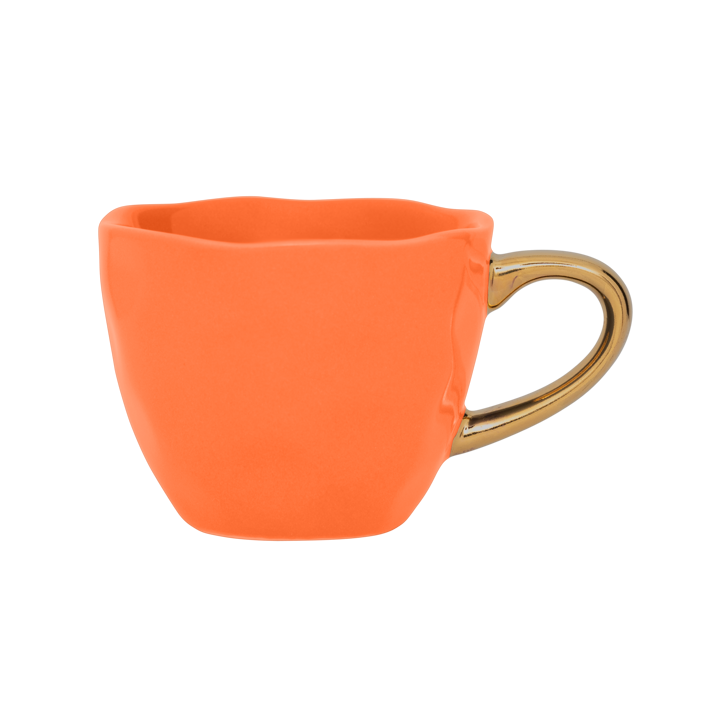 Espressotasse GOOD MORNING orange mit Gold