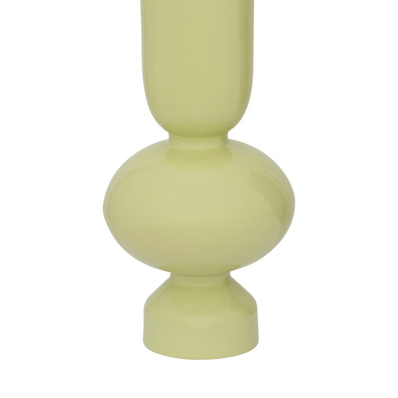 Vase aus Keramik NIKA limettengrün
