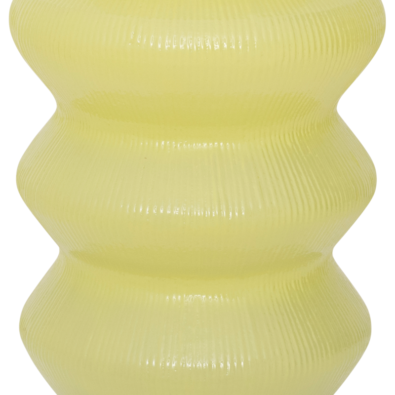 Lime Green LILY Glass Vase