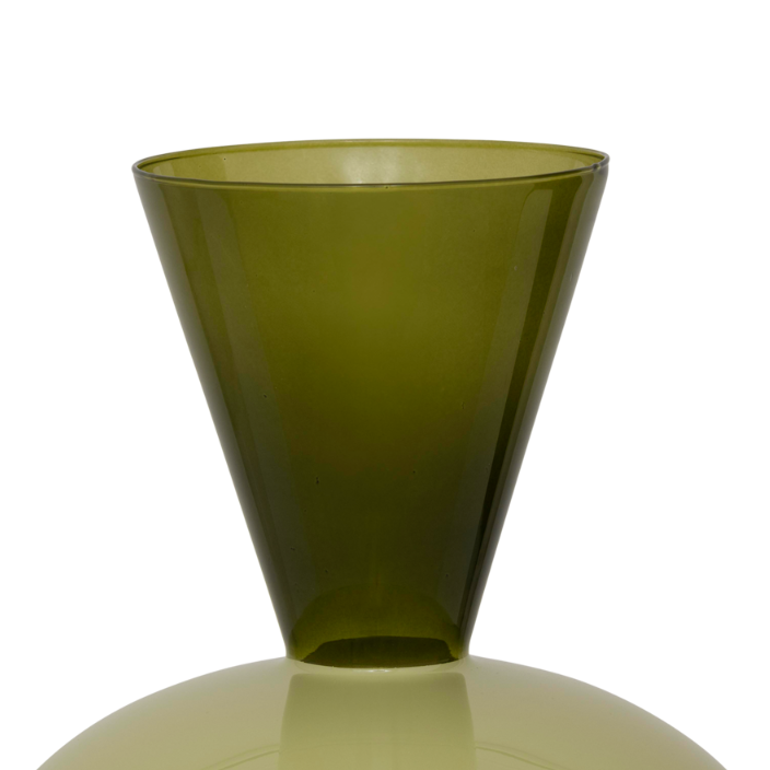 Glazen vaas ZINHLE groen