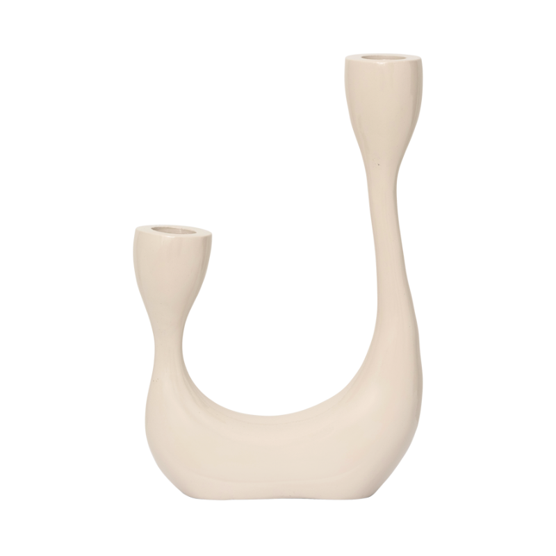 Kaarsenhouder PALESA crème