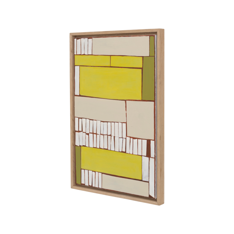 LESEDI Bild grün mit cremefarbenem