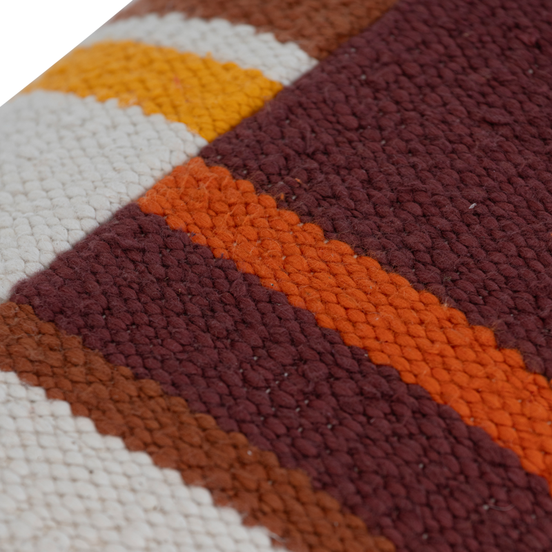 JALI Cushion Brown with Orange